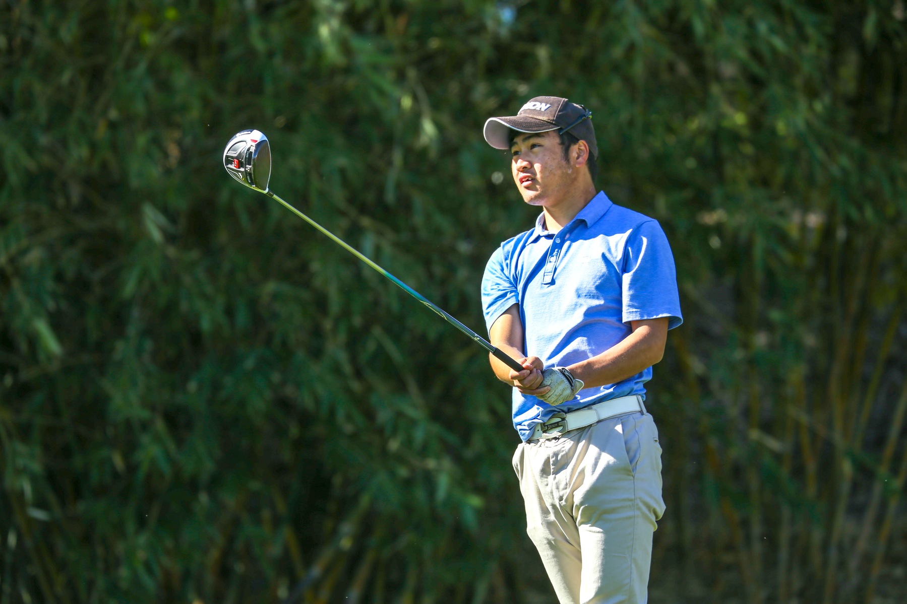 COC freshman golfer Nobuhiko Wakaari.