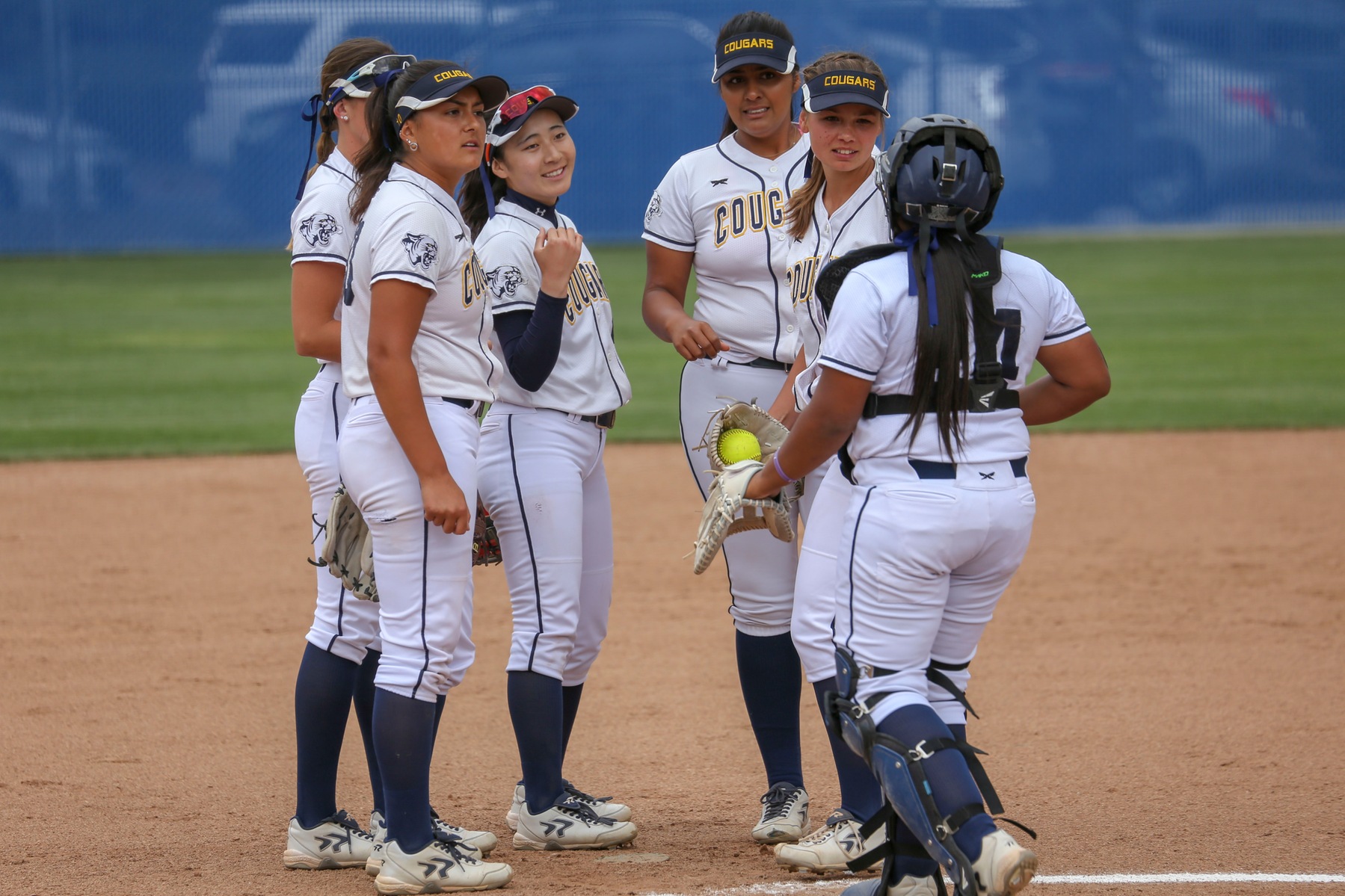 College of the Canyons softball team vs. Antelope Valley College on April 16, 2019.