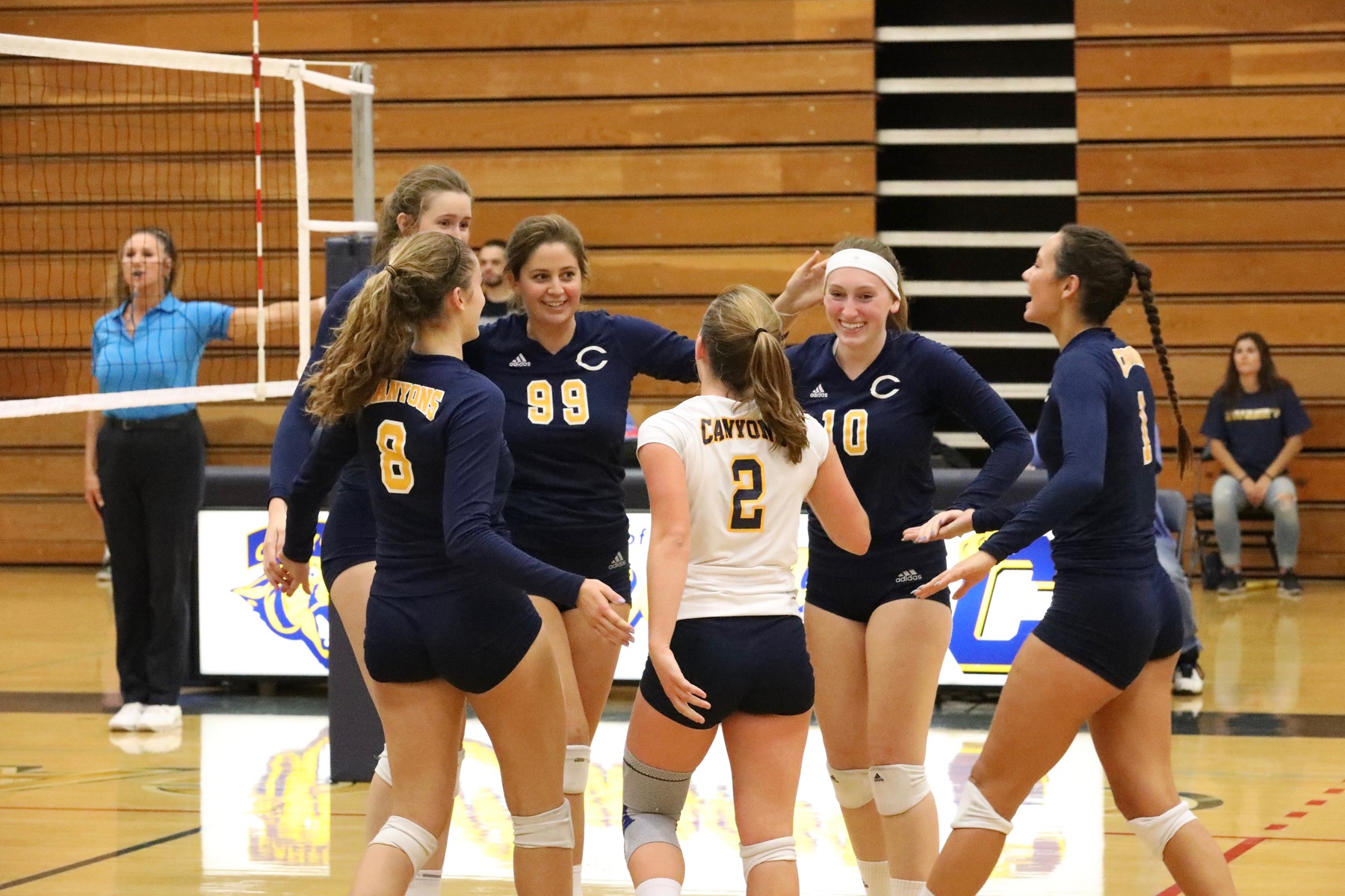 College of the Canyons has jumped to No. 9 in the most recent CCCWVCA statewide rankings after a week in which the Lady Cougars knocked off two top-five opponents, and lasted five sets vs. No. 8 Grossmont College. Jacob Velarde/COC Sports Information