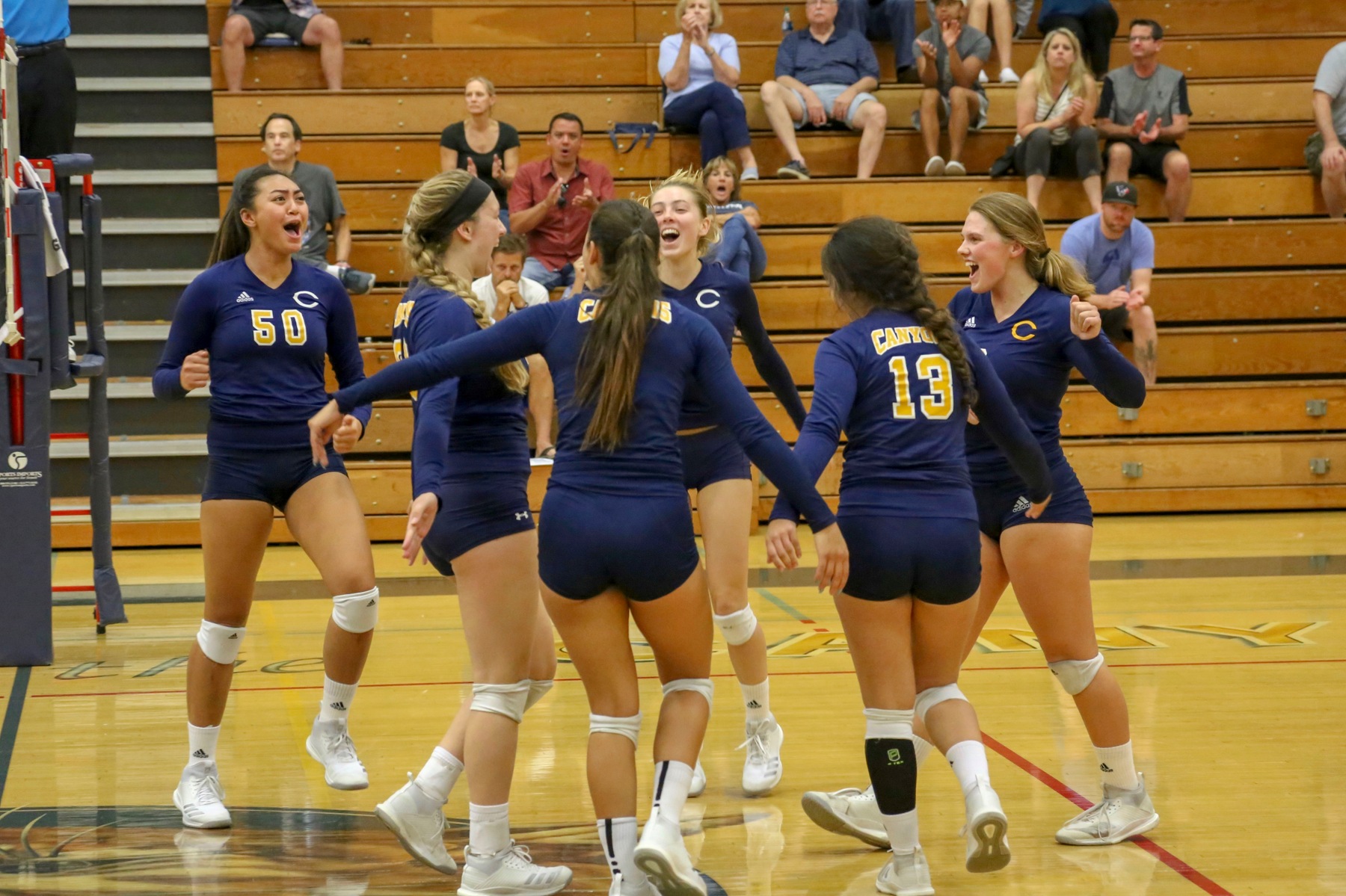 College of the Canyons women's volleyball all recorded a 3-0 sweep over L.A. Pierce College on Friday, Sept. 28 at the Cougar Cage. Jesse Muñoz/COC Sports Information Director