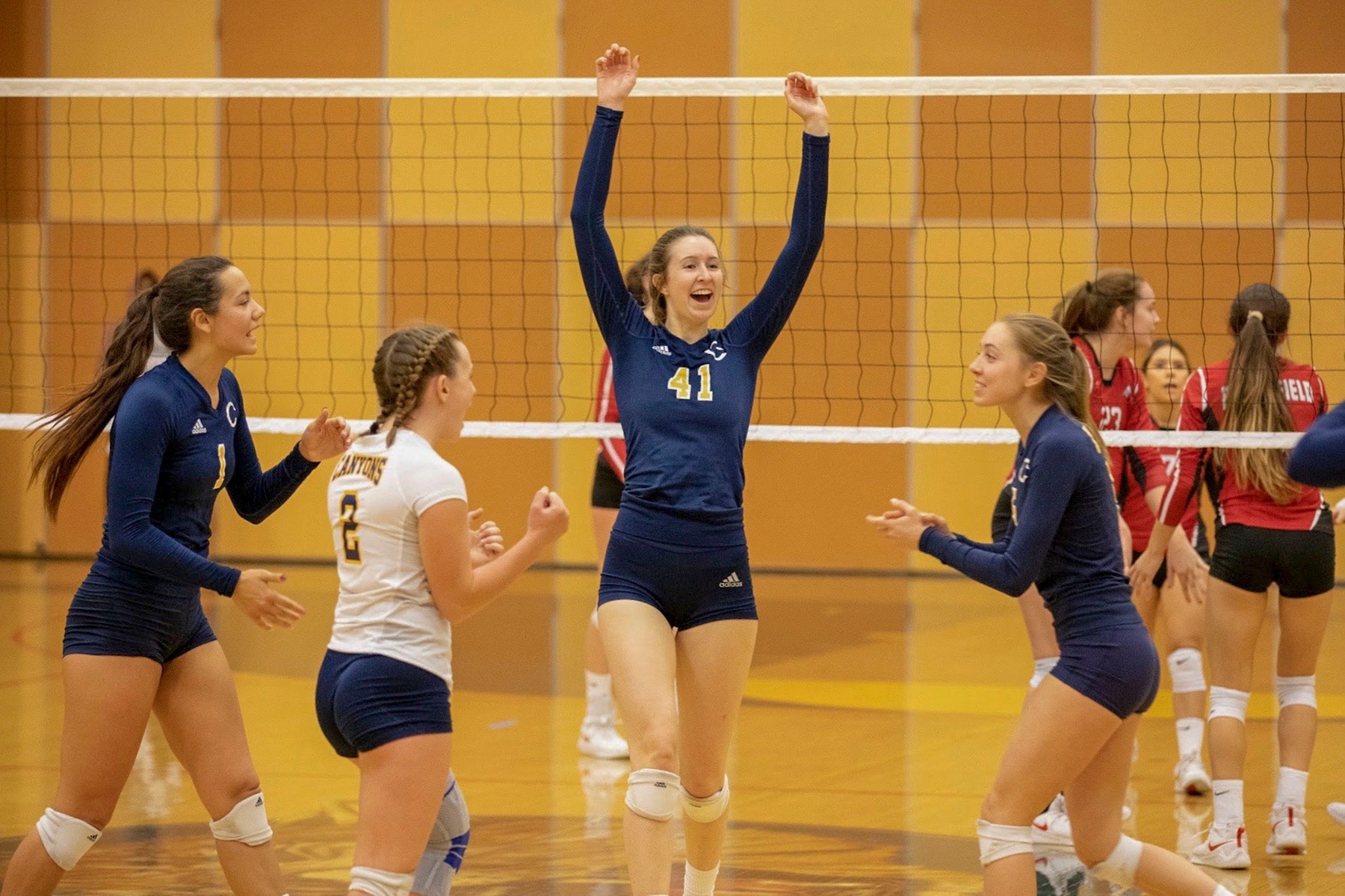College of the Canyons freshman Grace Ferguson has been named an AVCA All-American in addition to earning All-State and All-Western State Conference honors. Jacob Velarde/COC Sports Information.