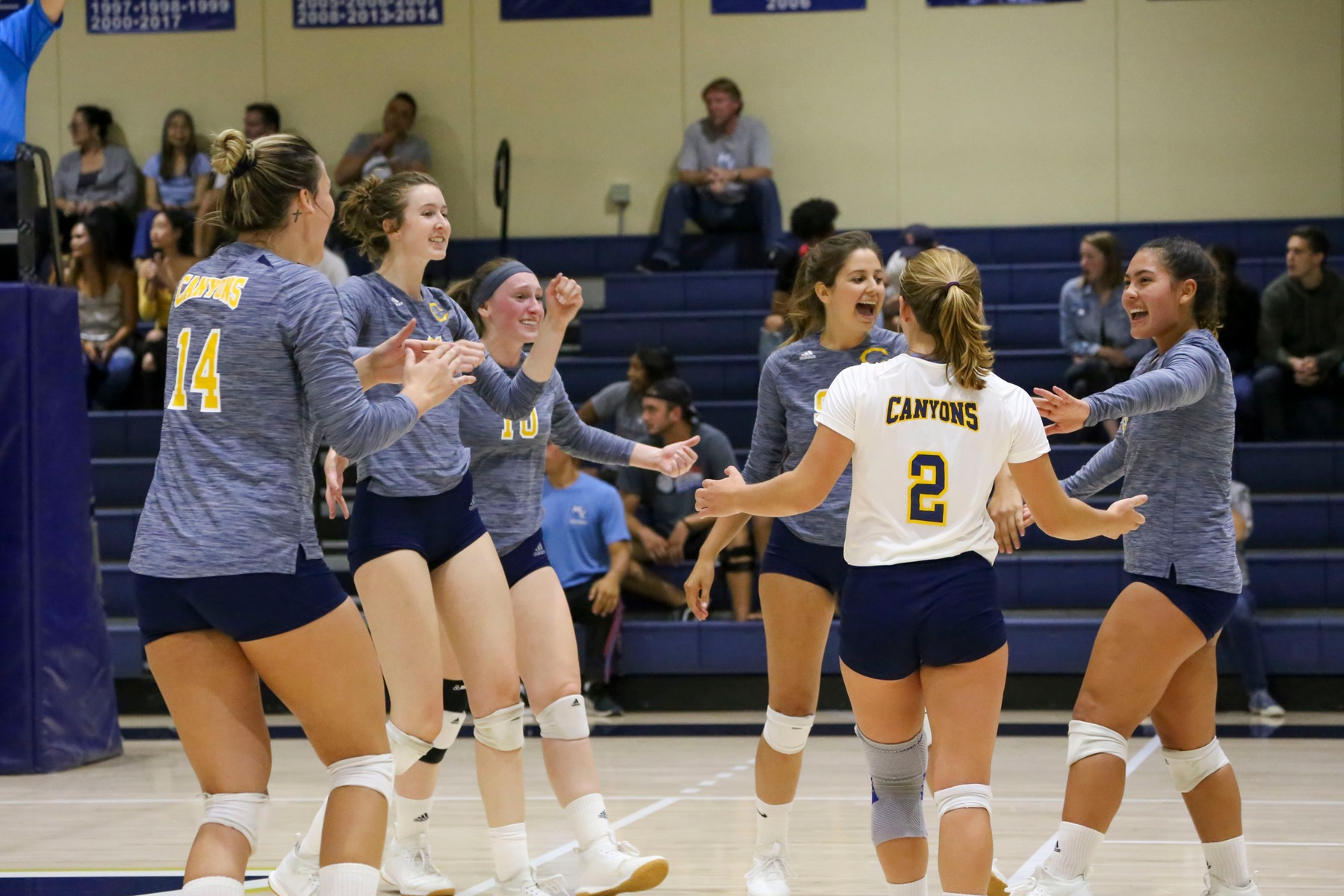 COC women's volleyball vs. Moorpark College on Sept. 18, 2019.