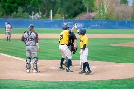 COC baseball vs. Victor Valley College on April 11, 2019.