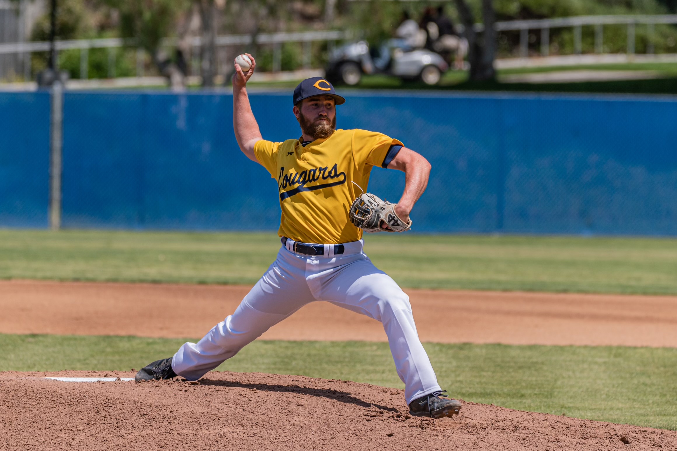 College of the Canyons baseball pitcher Brandon Whitting vs. Cerro Coso College on May 3, 2022.