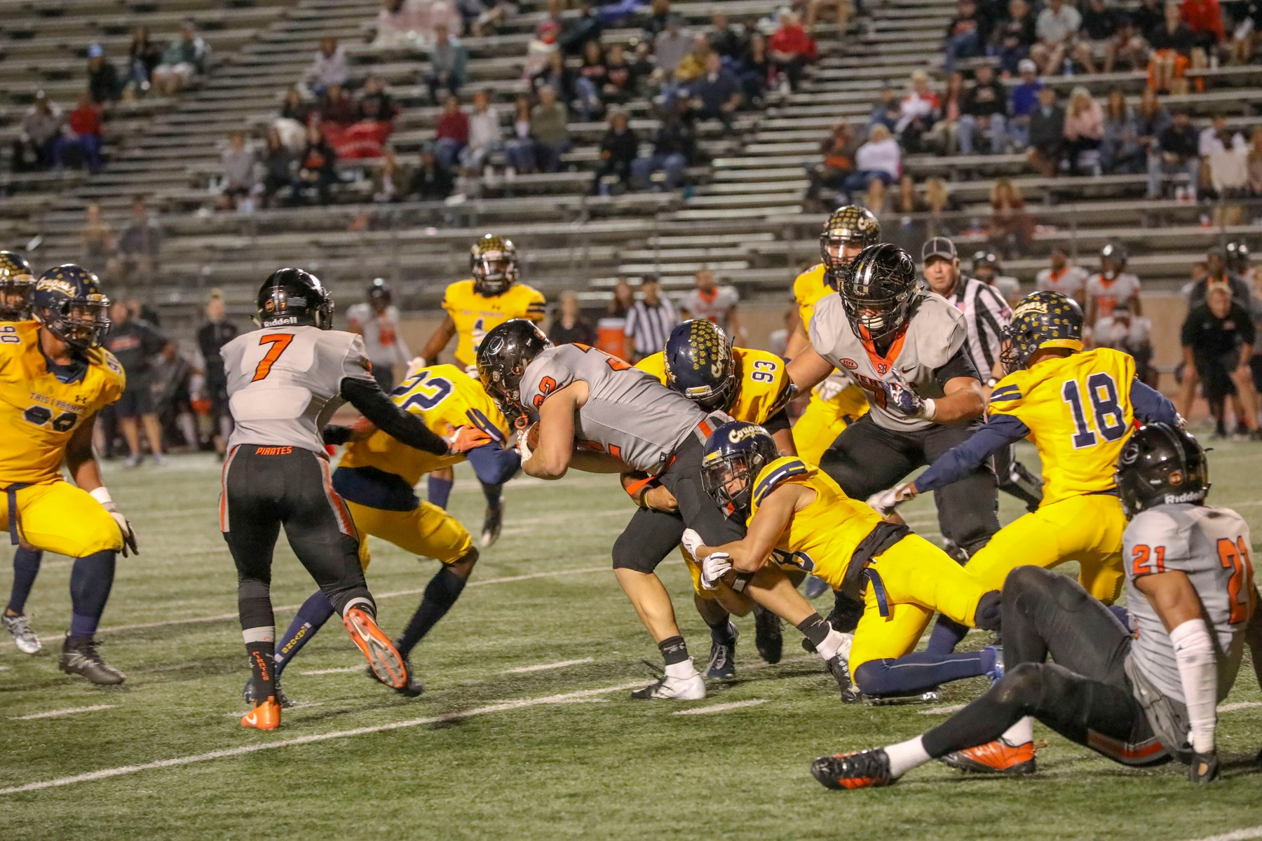 College of the Canyons football vs. Ventura College on Oct. 27, 2018.