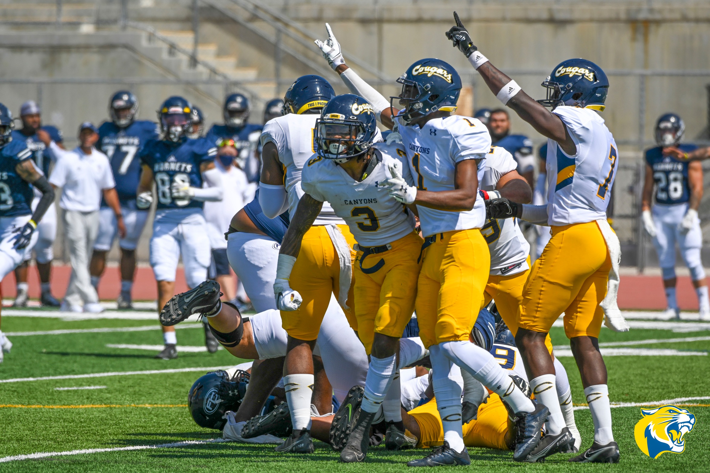 College of the Canyons is currently ranked No. 5 in both the California Community College Sports Information Association (CCCSIA) and JC Athletic Bureau Coaches Poll after starting the season a perfect 3-0. — Dylan Stewart/1550 Sports
