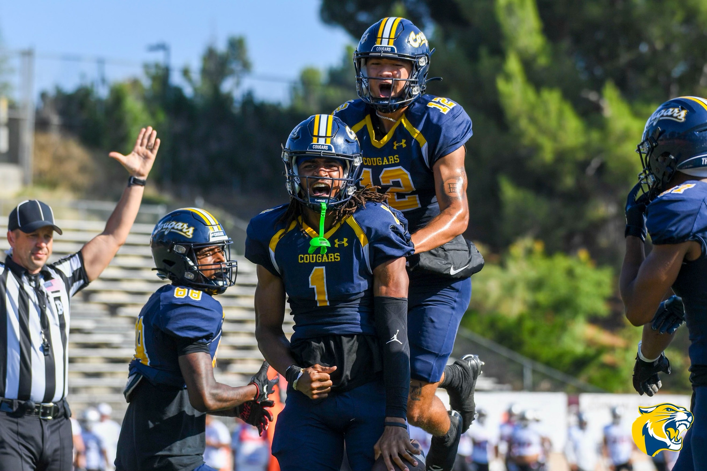 College of the Canyons football stock image from game on Sept. 16, 2023.