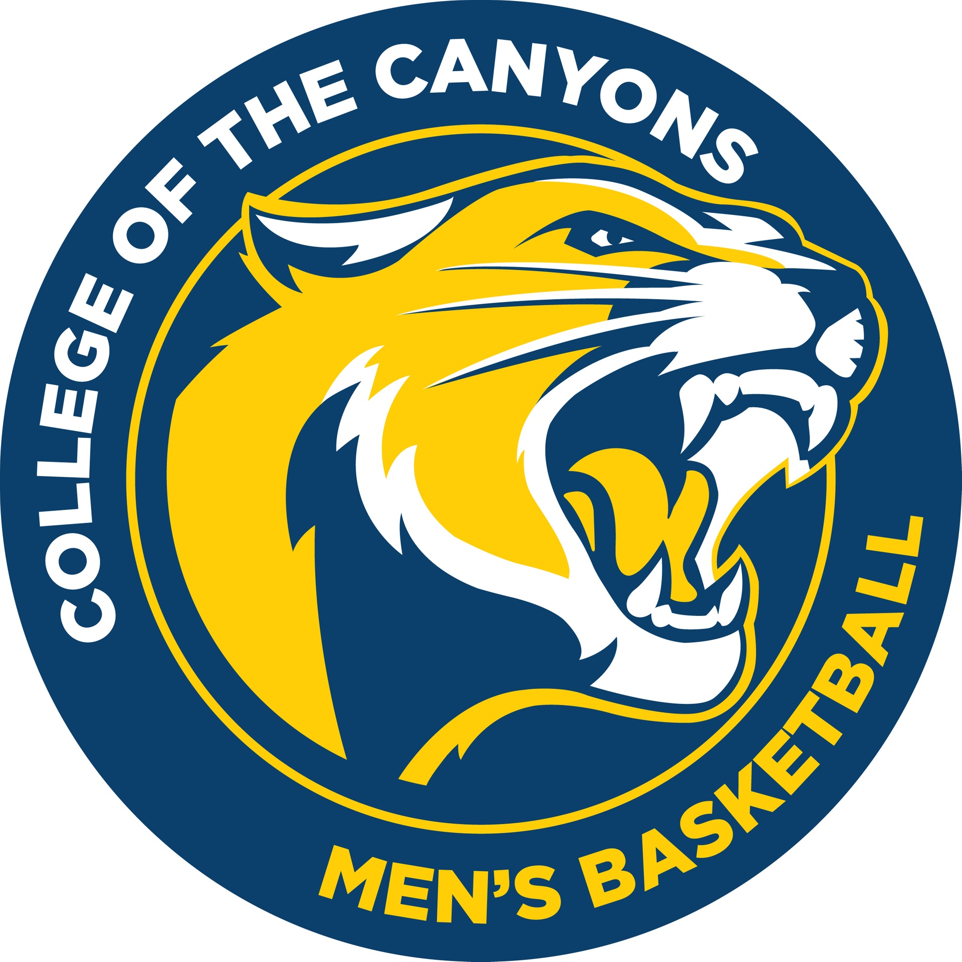 College of the Canyons men's basketball logo.