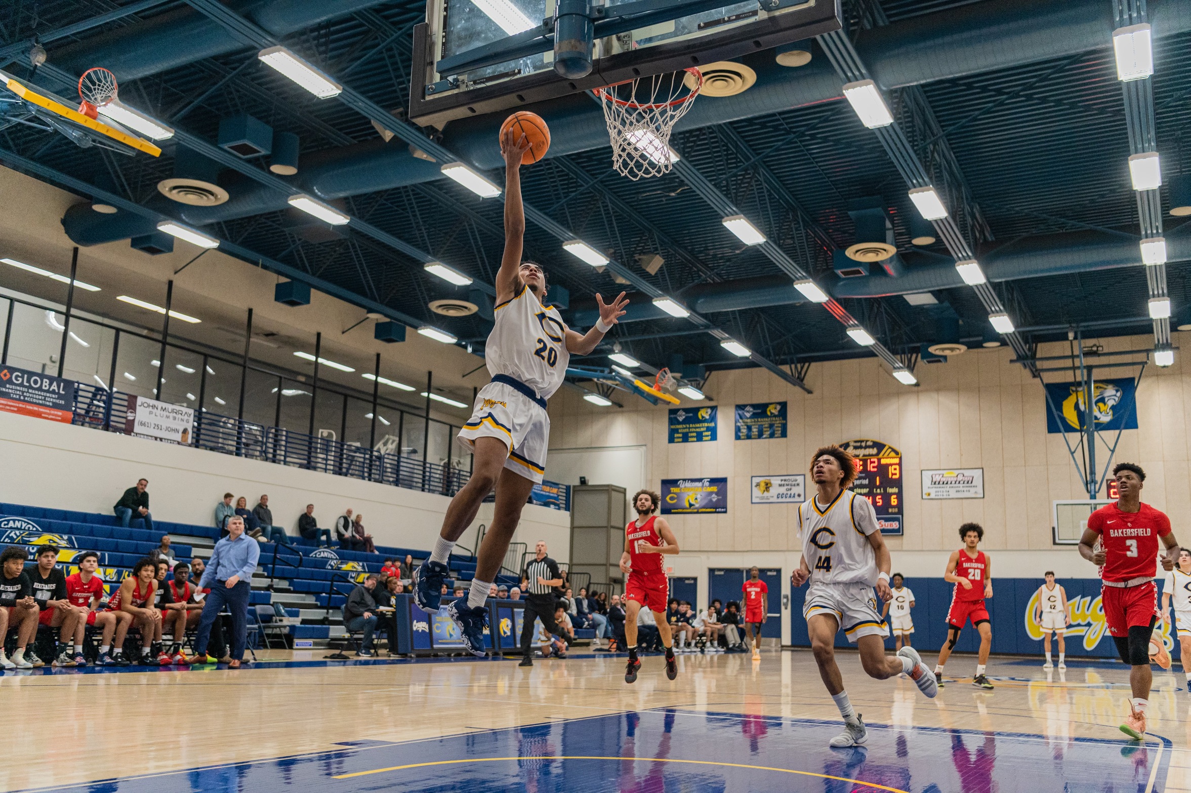 College of the Canyons men's basketball vs. Bakersfield College on Feb. 1, 2023.