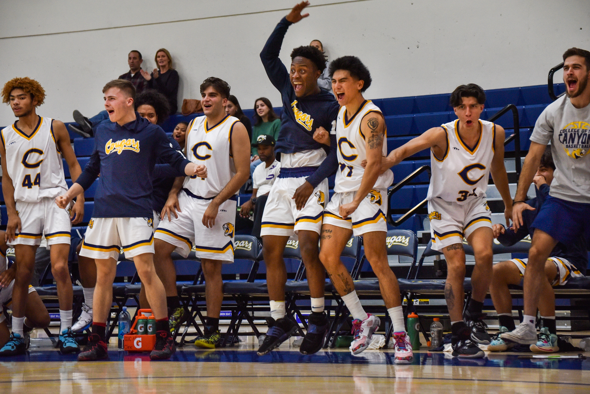 College of the Canyons men's basketball vs. Cuyamaca College on Nov. 4, 2022.