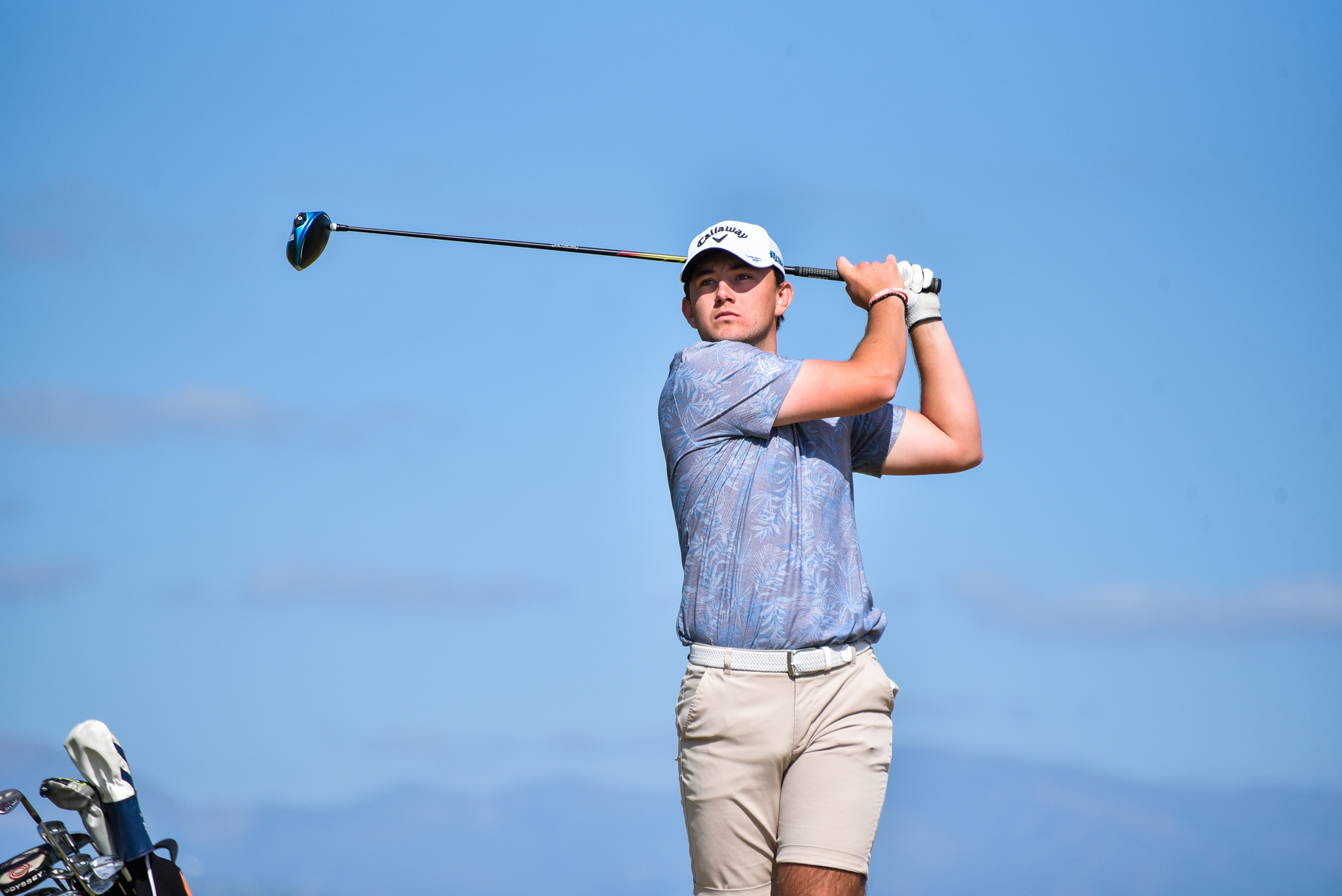 College of the Canyons men's golf stock image.