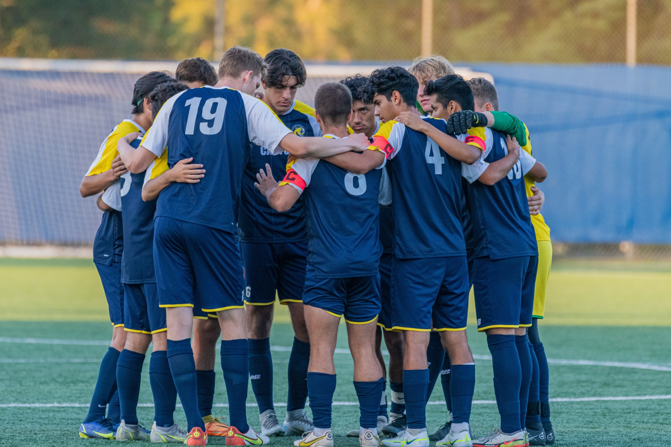 College of the Canyons men's soccer stock image.
