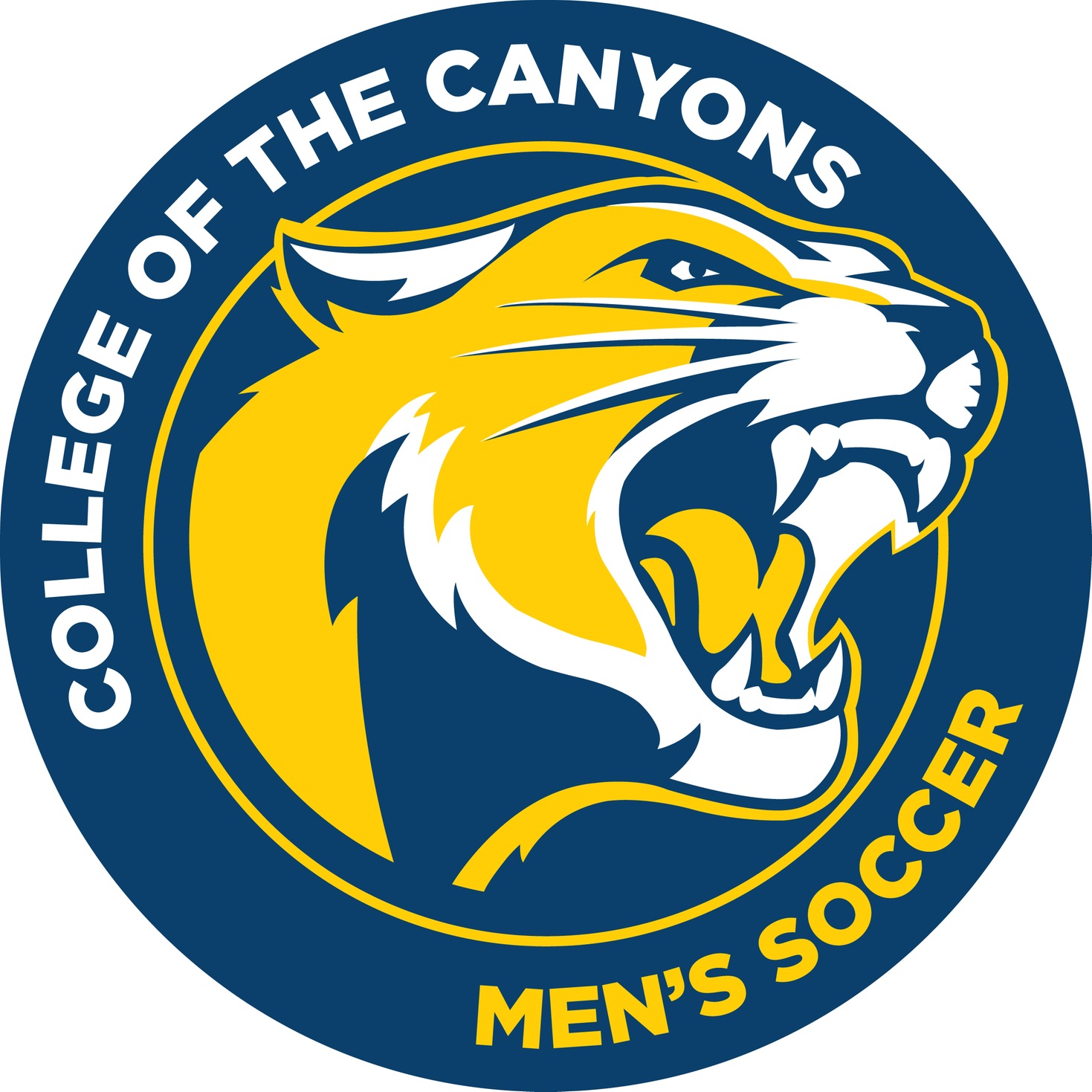 College of the Canyons men's soccer logo.