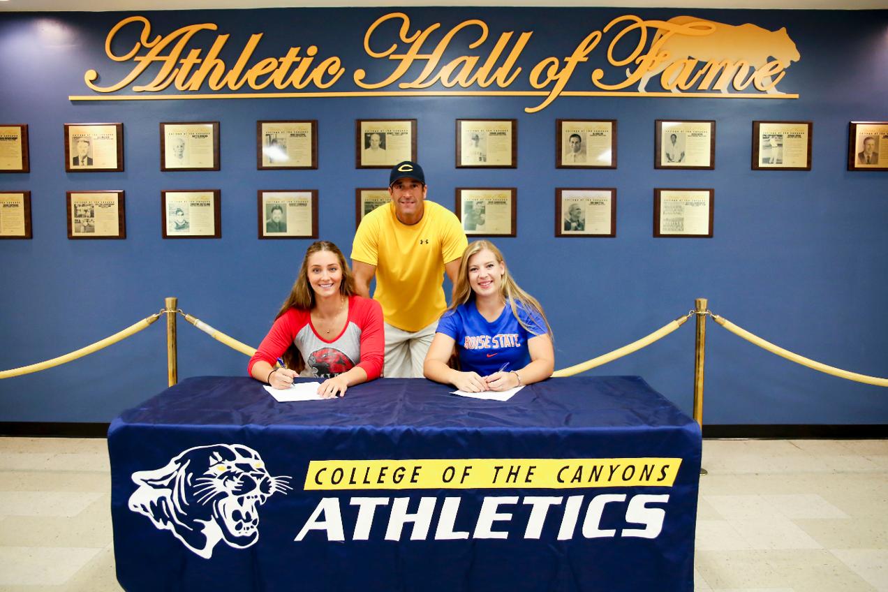 Canyons Softball Program Has Two Players Sign Letters of Intent