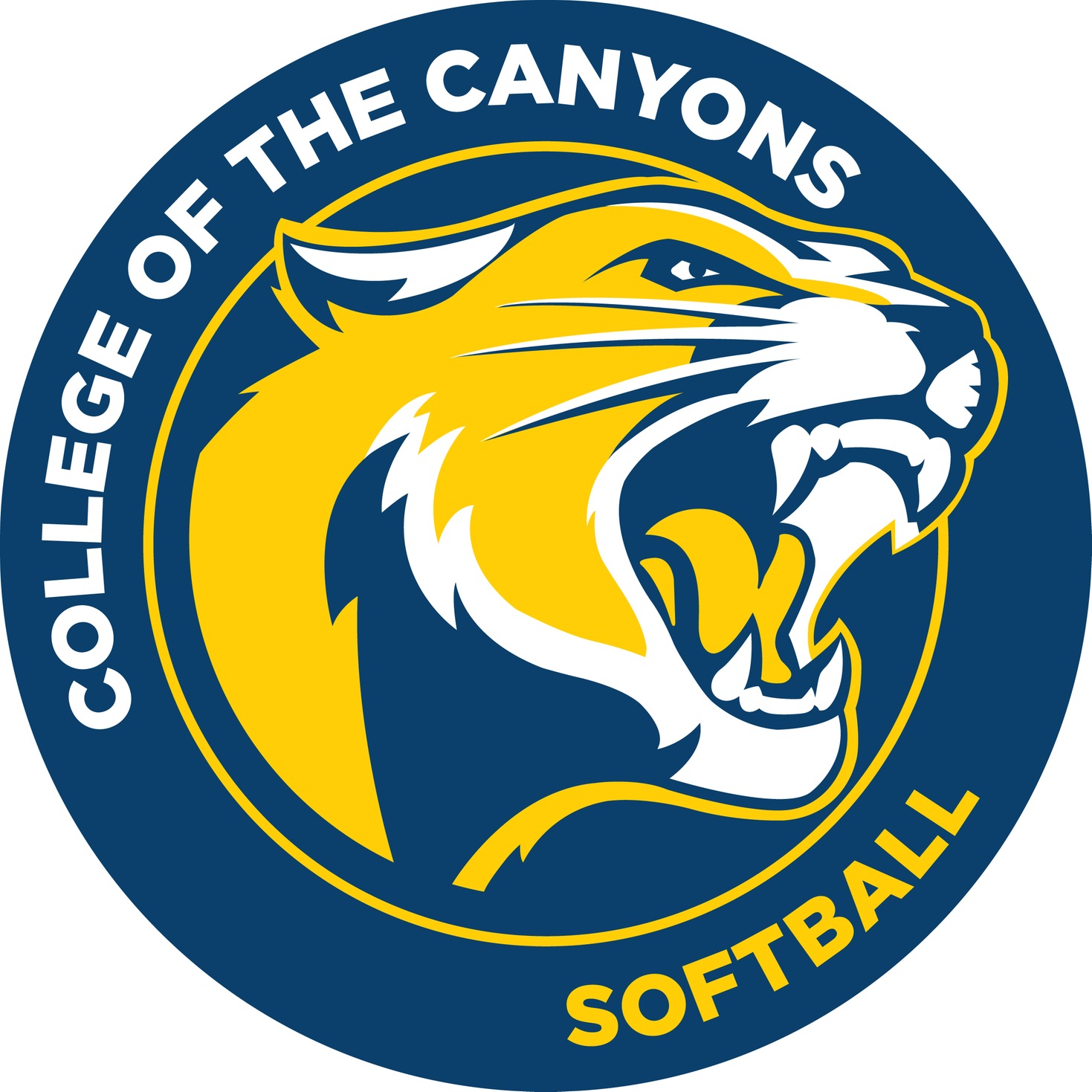 College of the Canyons softball logo.