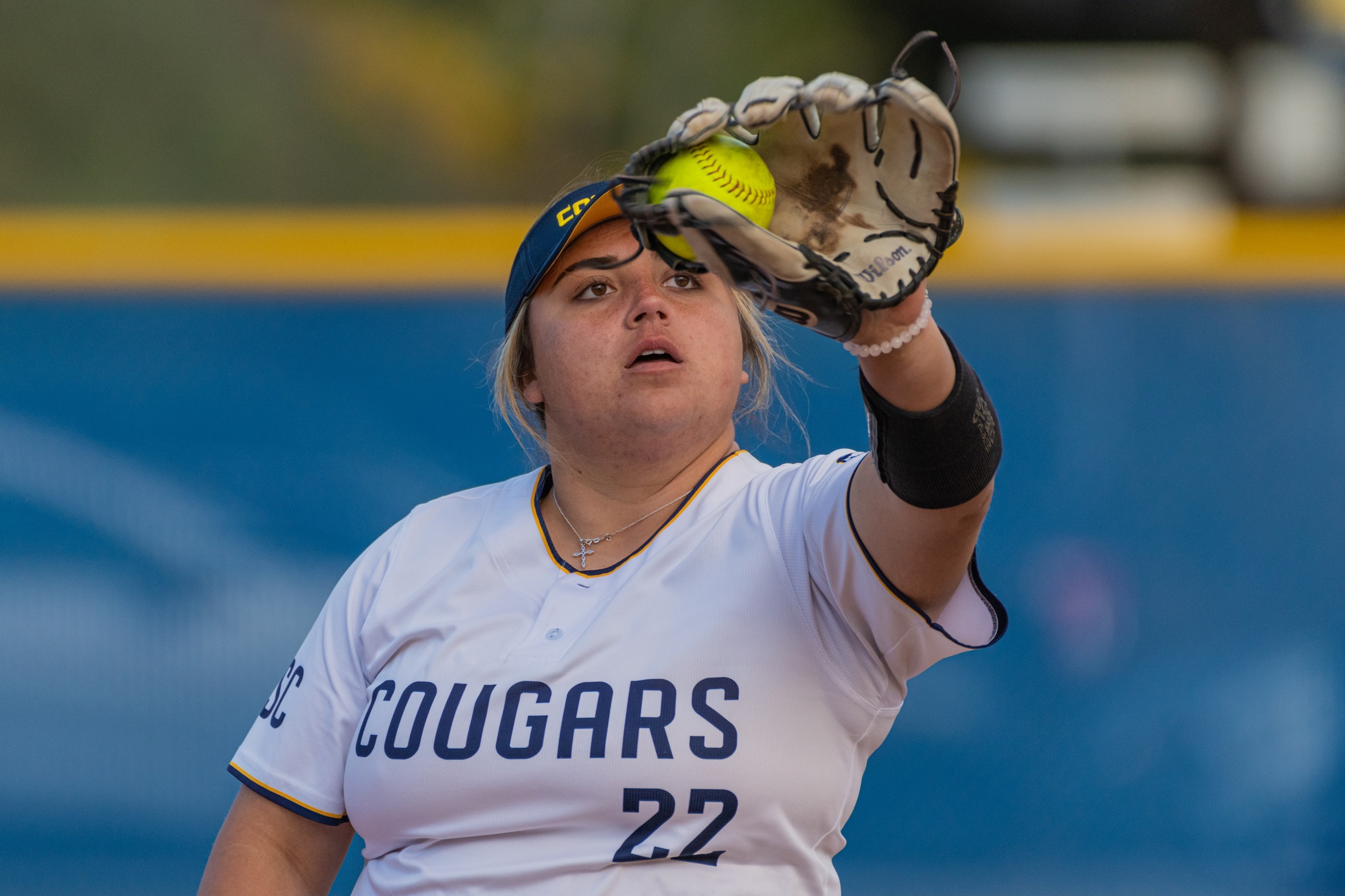 College of the Canyons softball stock image of Allyson Melgar.