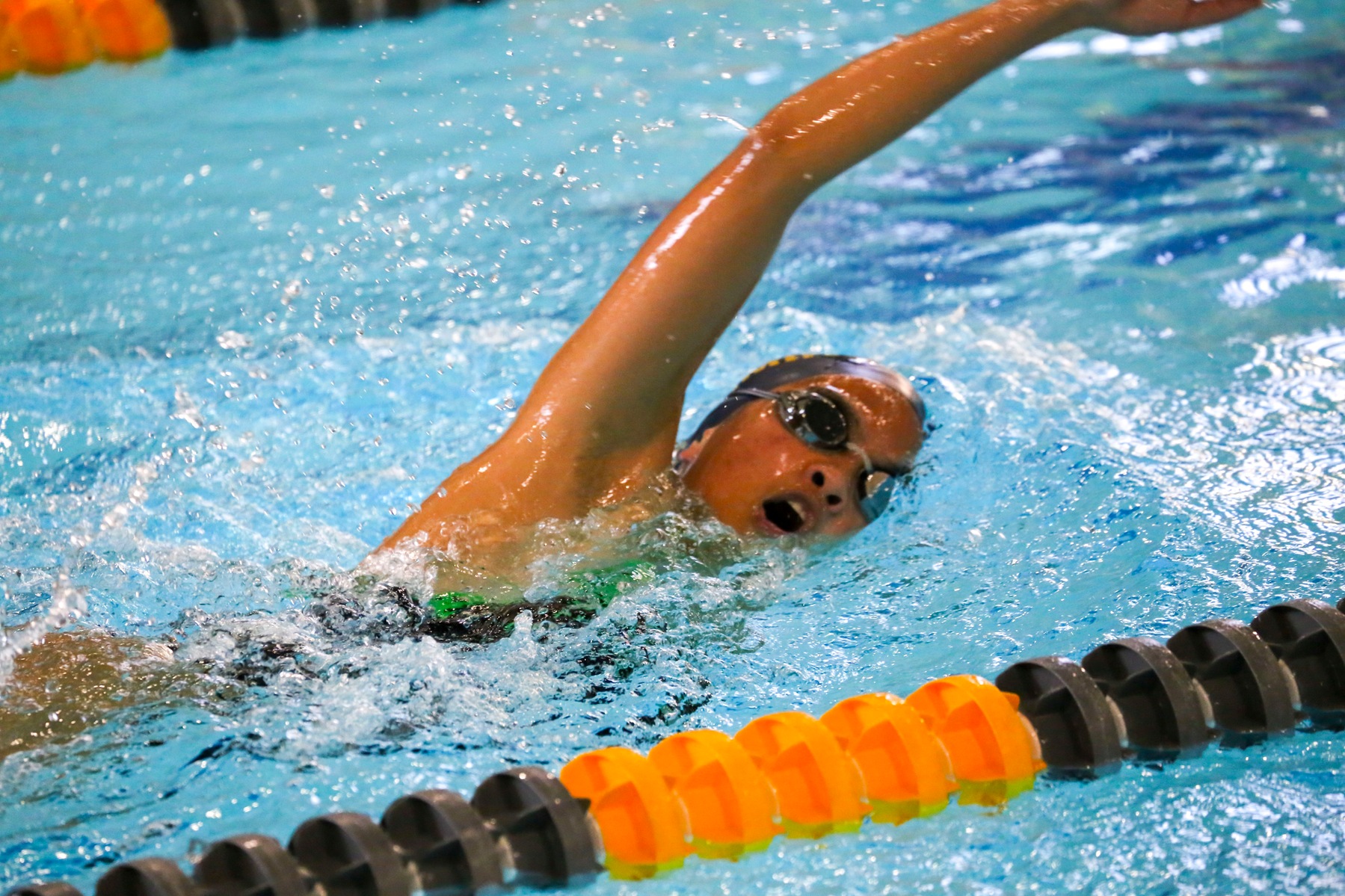 COC swim & dive student athlete Mikaela Martinez.