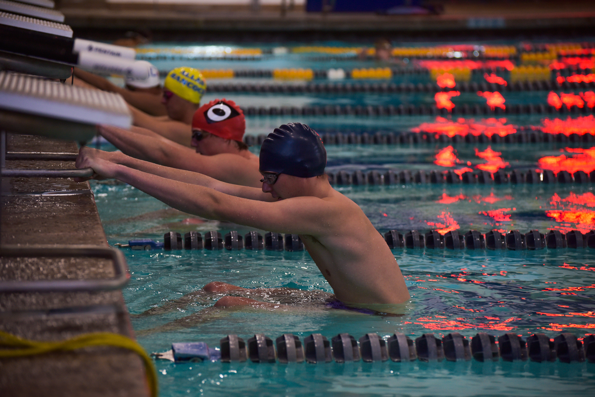 College of the Canyons swim & dive at WSC Meet No. 1 on Feb. 18, 2022.