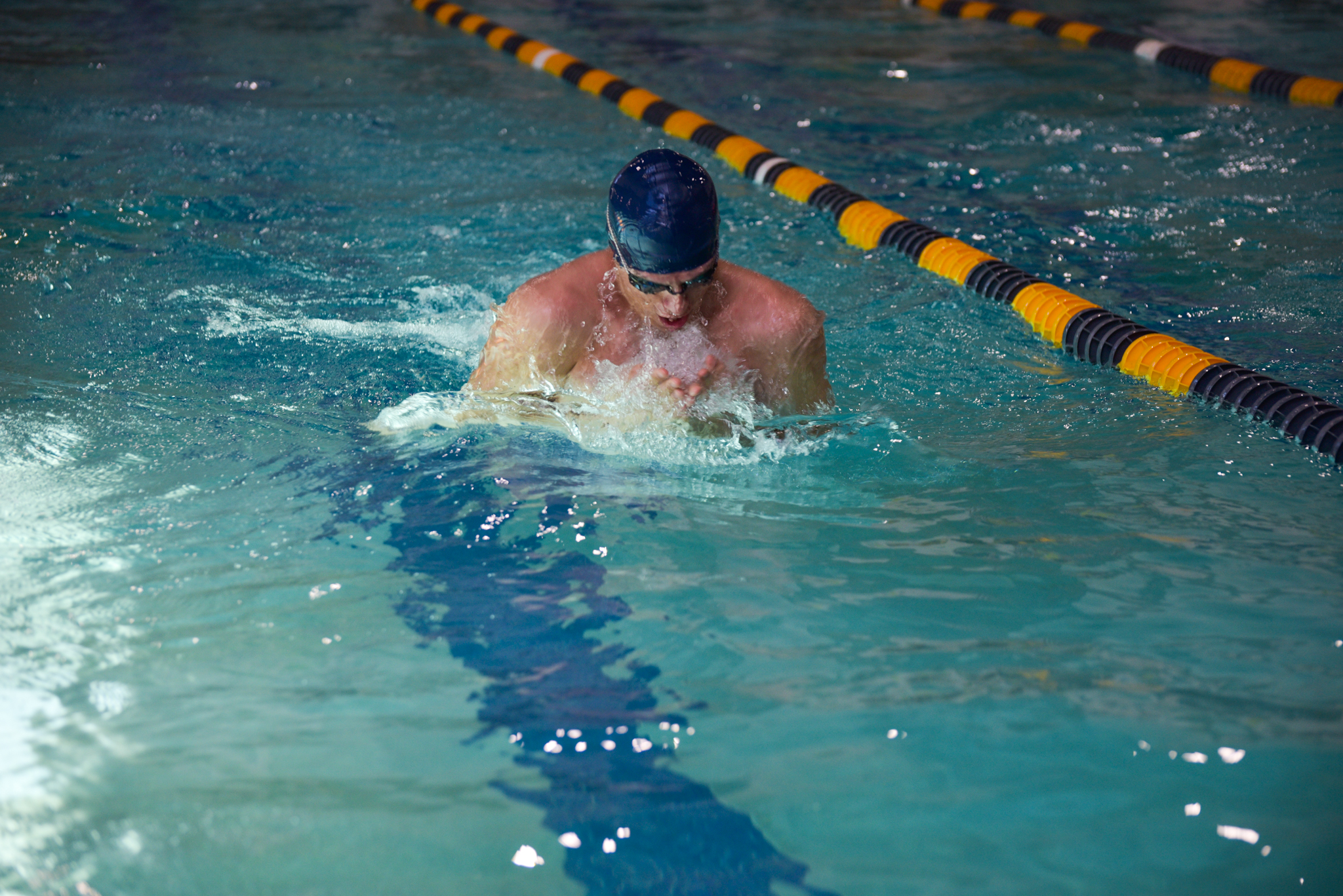 College of the Canyons swim & dive student-athlete Cody Faust.