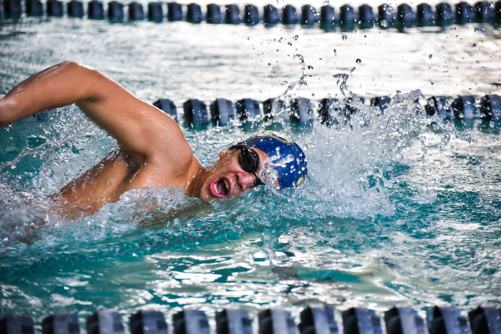 Stock image of COC swim & dive student-athlete Ahmed Abdelsalam.