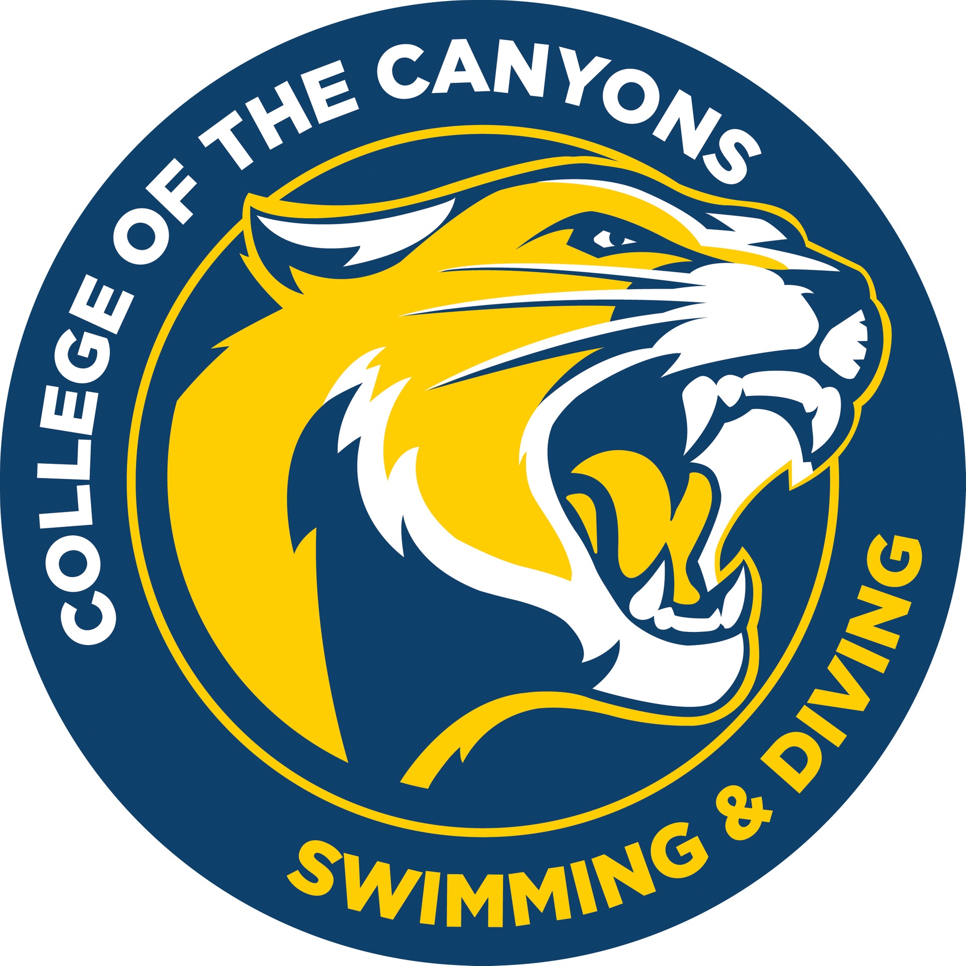 College of the Canyons swim and dive logo.