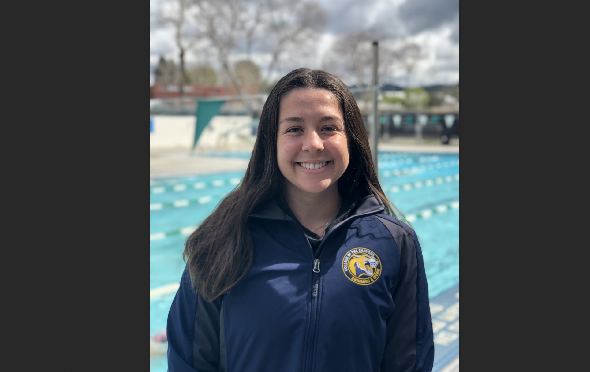 College of the Canyons swim & dive student-athlete Alyssa Hamilton.