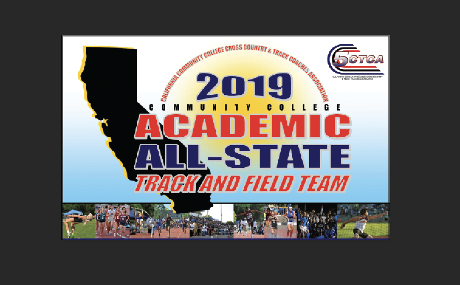 5CTCA 2019 Academic All-State logo.