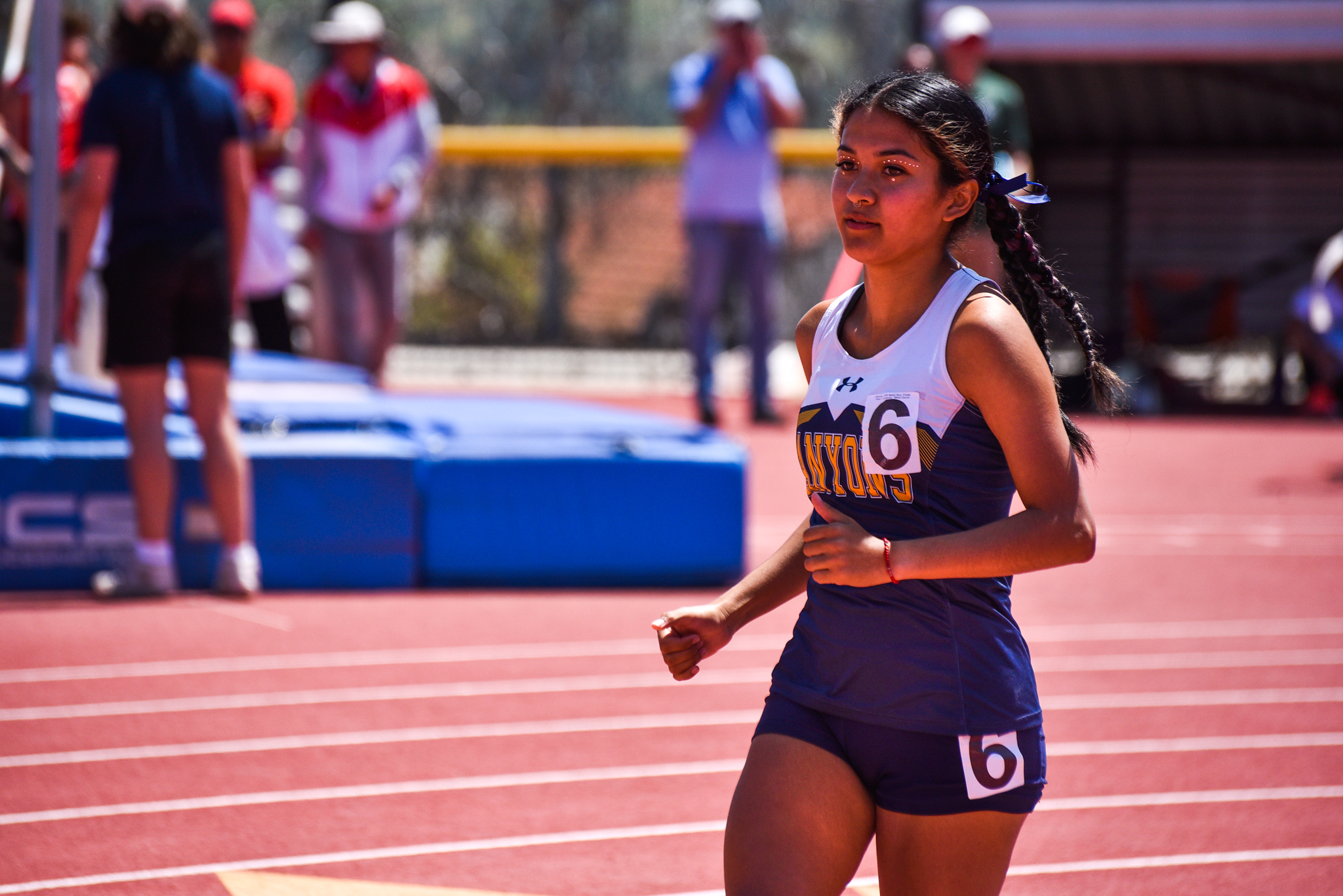 Stock image of College of the Canyons track & field student-athlete Milca Osorio.