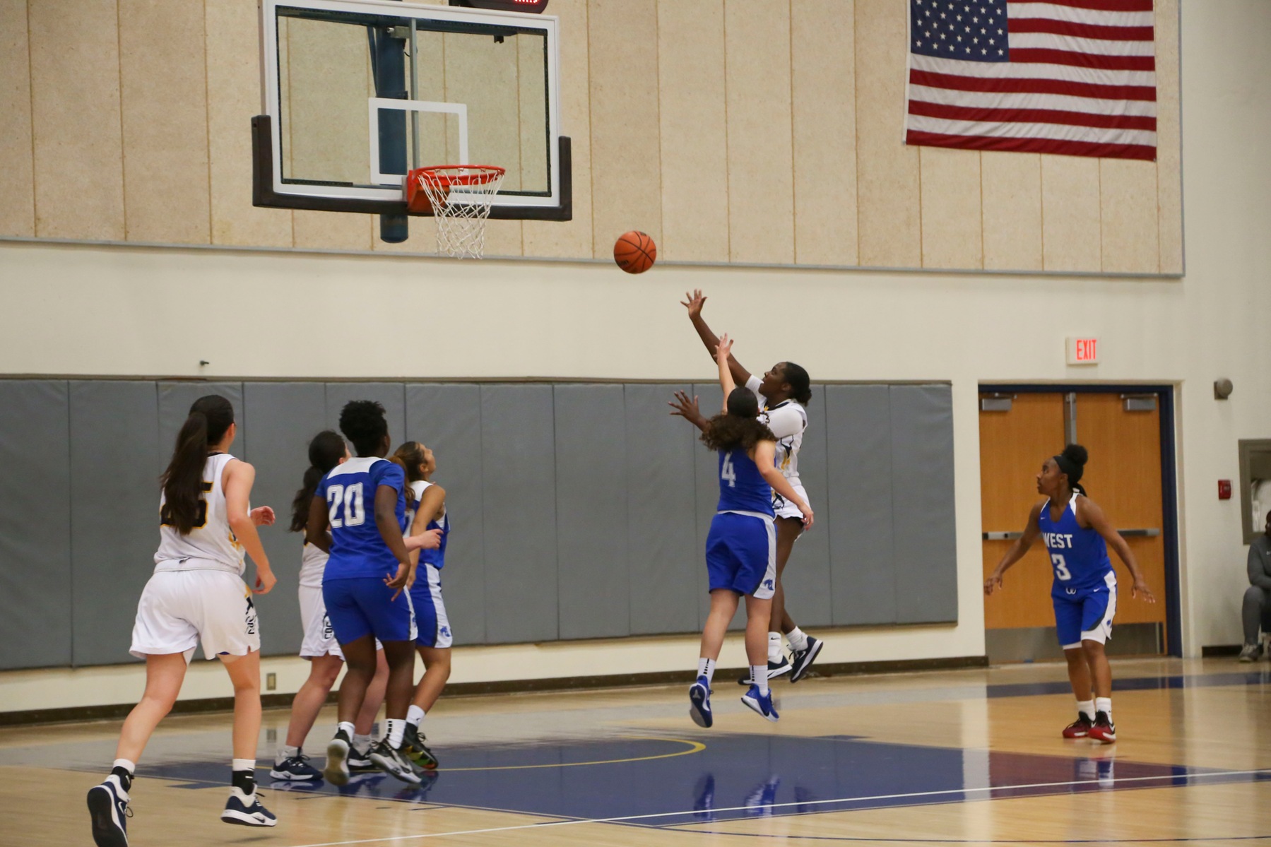 COC women's basketball vs. West L.A. College on Feb. 19, 2020 at the Cougar Cage.