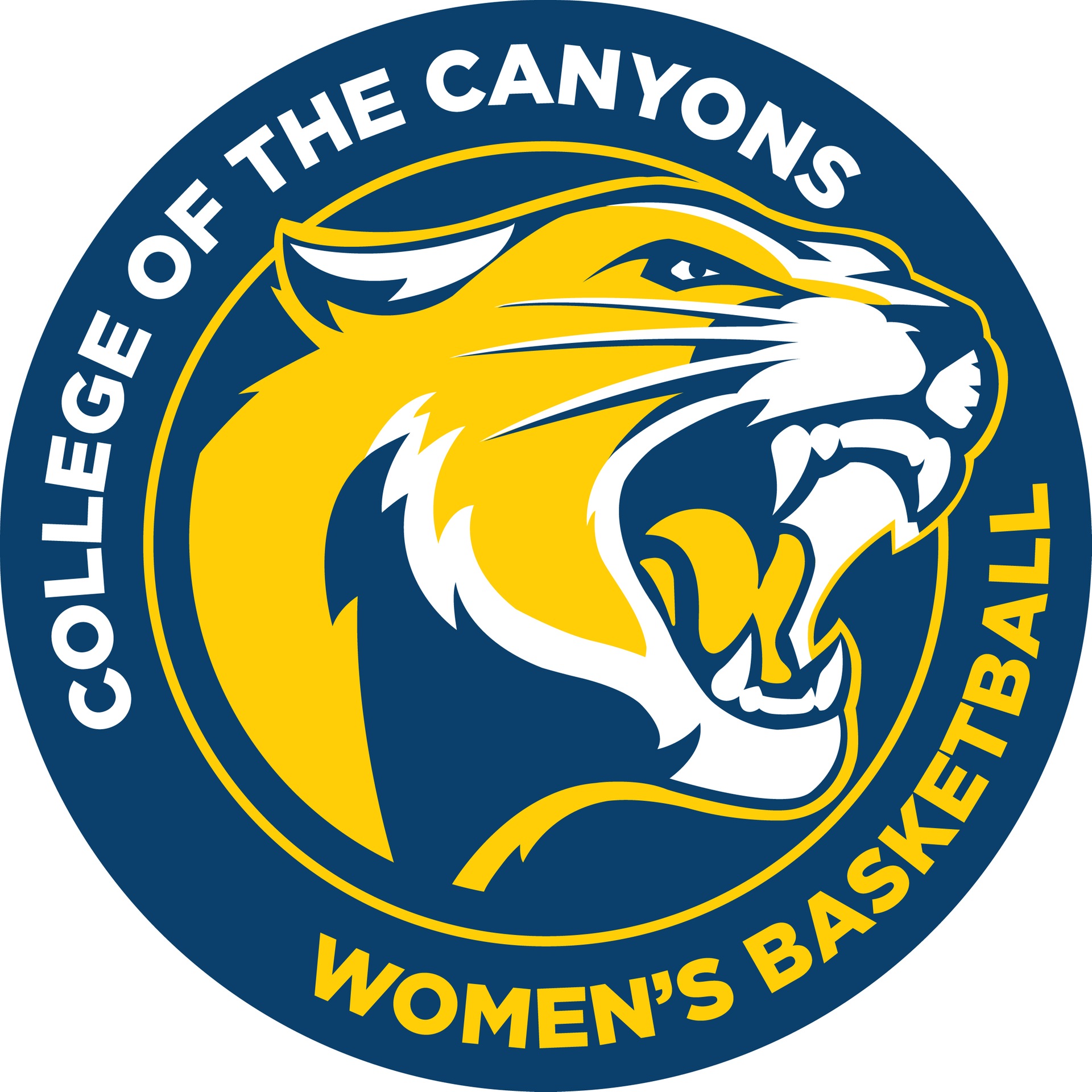 College of the Canyons women's basketball logo.