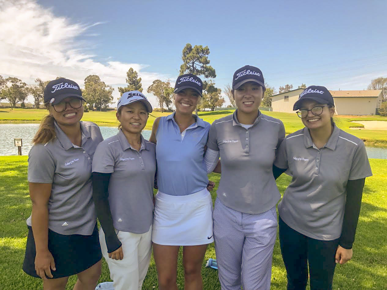 COC women's golf team at 2019 South Coast Classic tournament on Aug. 26, 2019.