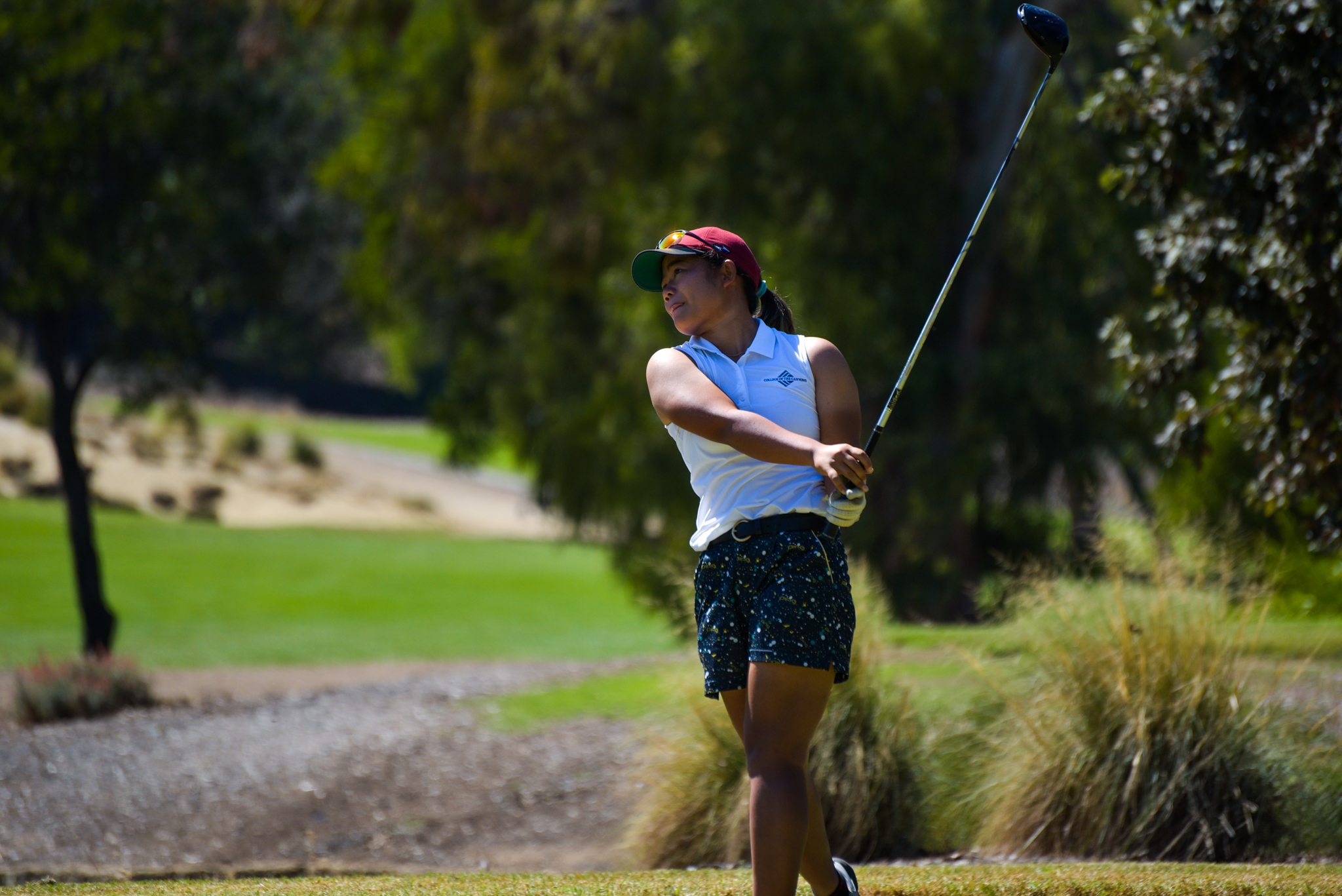 College of the Canyons women's golf student-athlete Motoko Shimoji at the WSC event on Monday, Sept. 26, 2022.