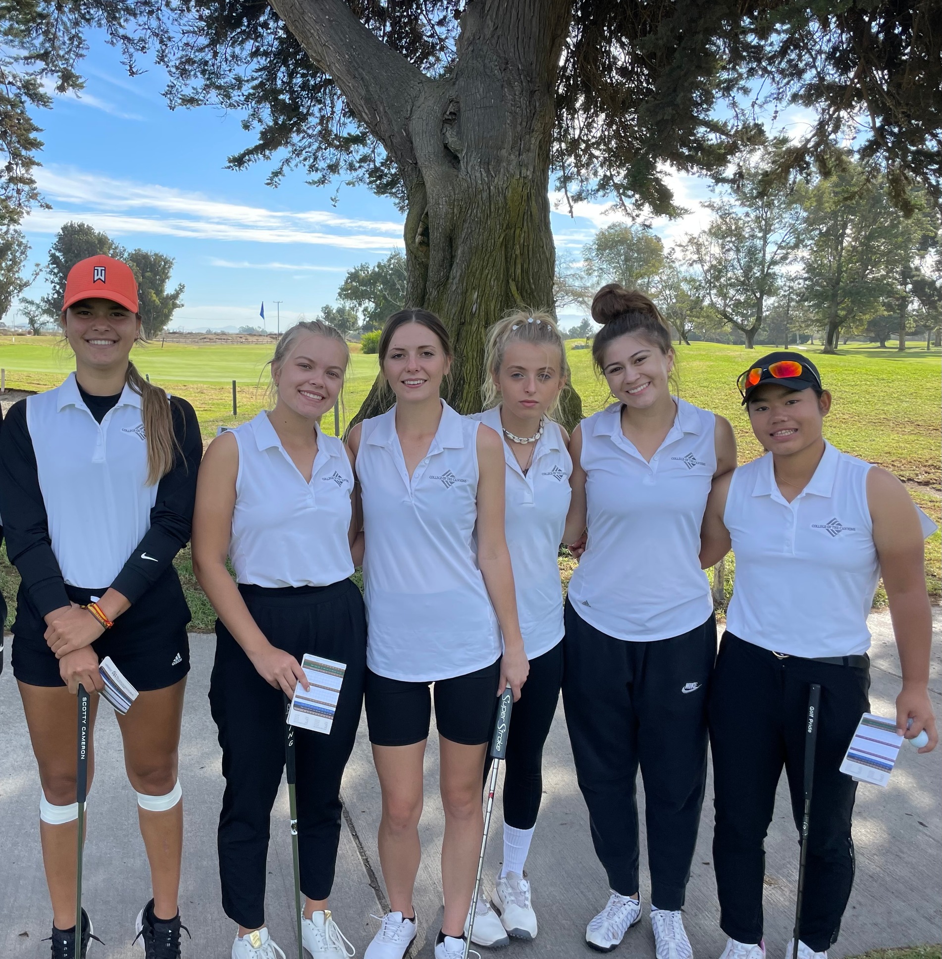 College of the Canyons women's golf team at WSC Championships on Oct. 31, 2022.
