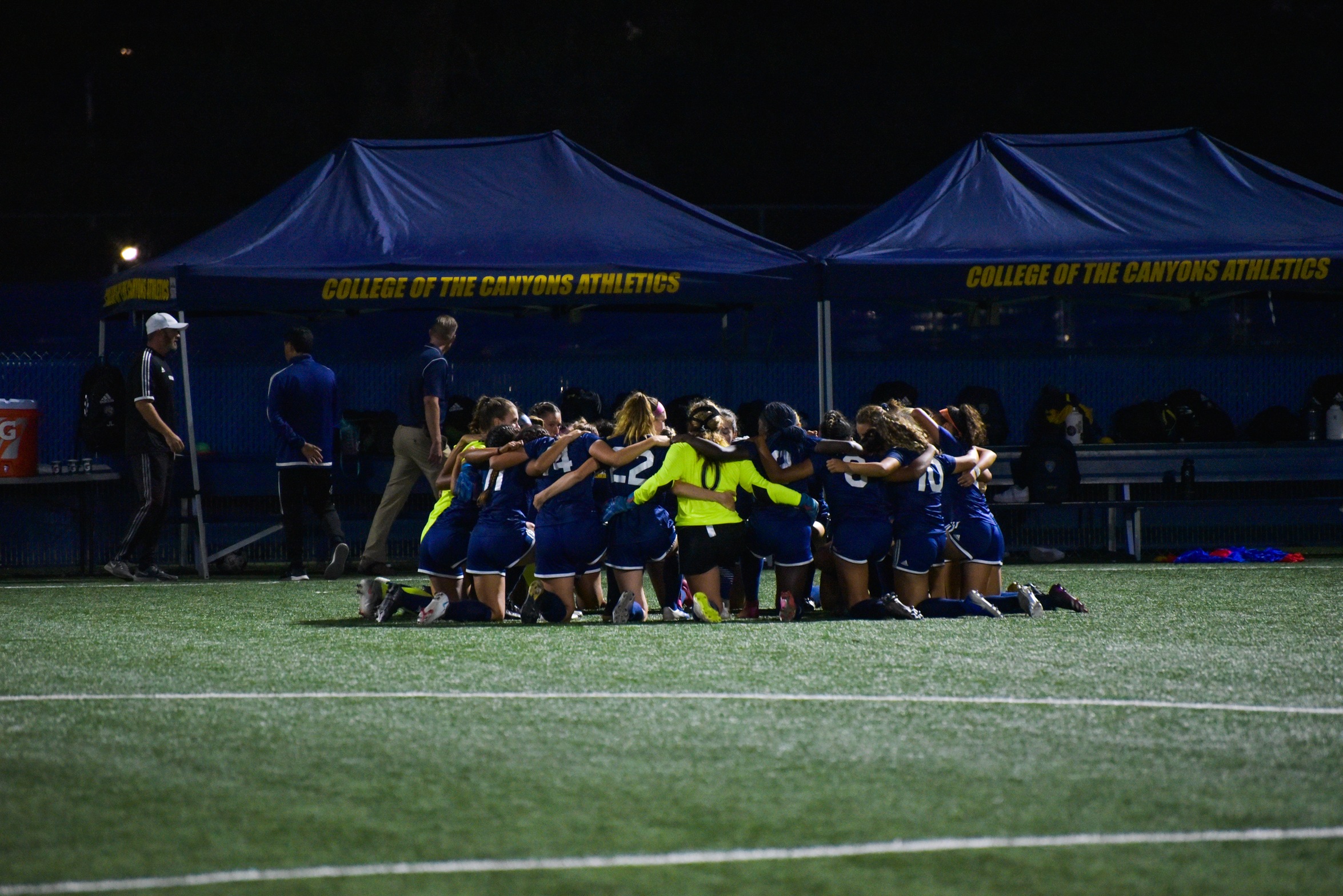 College of the Canyons women's soccer stock image.
