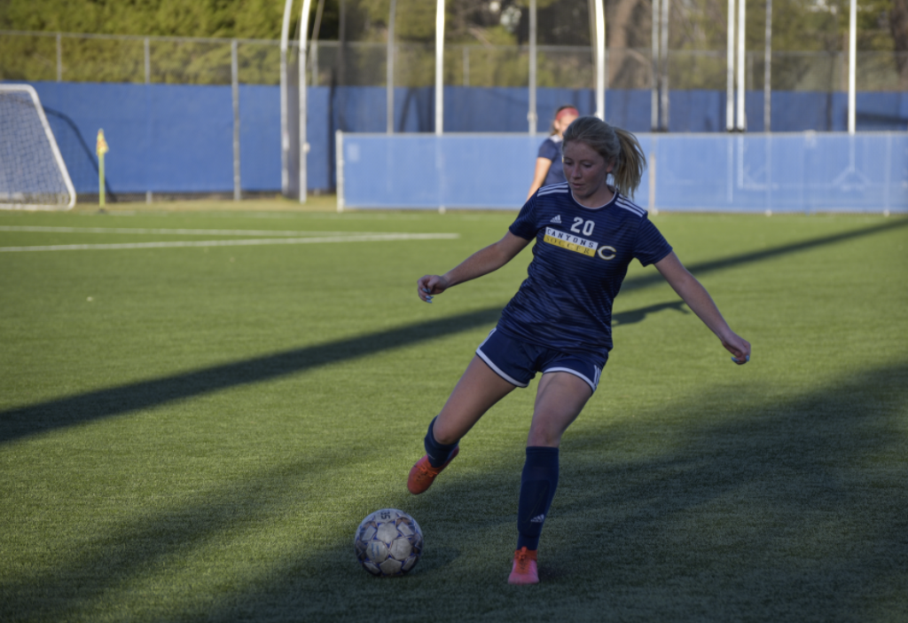 College of the Canyons women's soccer stock image.
