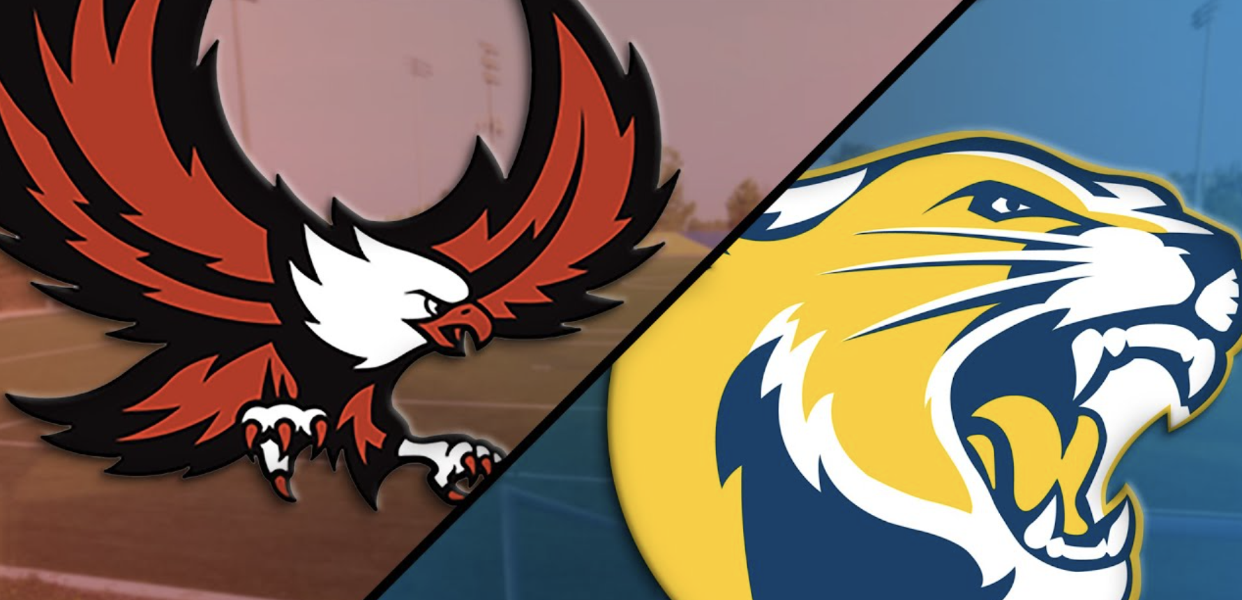 College of the Canyons vs. Mt. San Jacinto College promotional logo graphic.