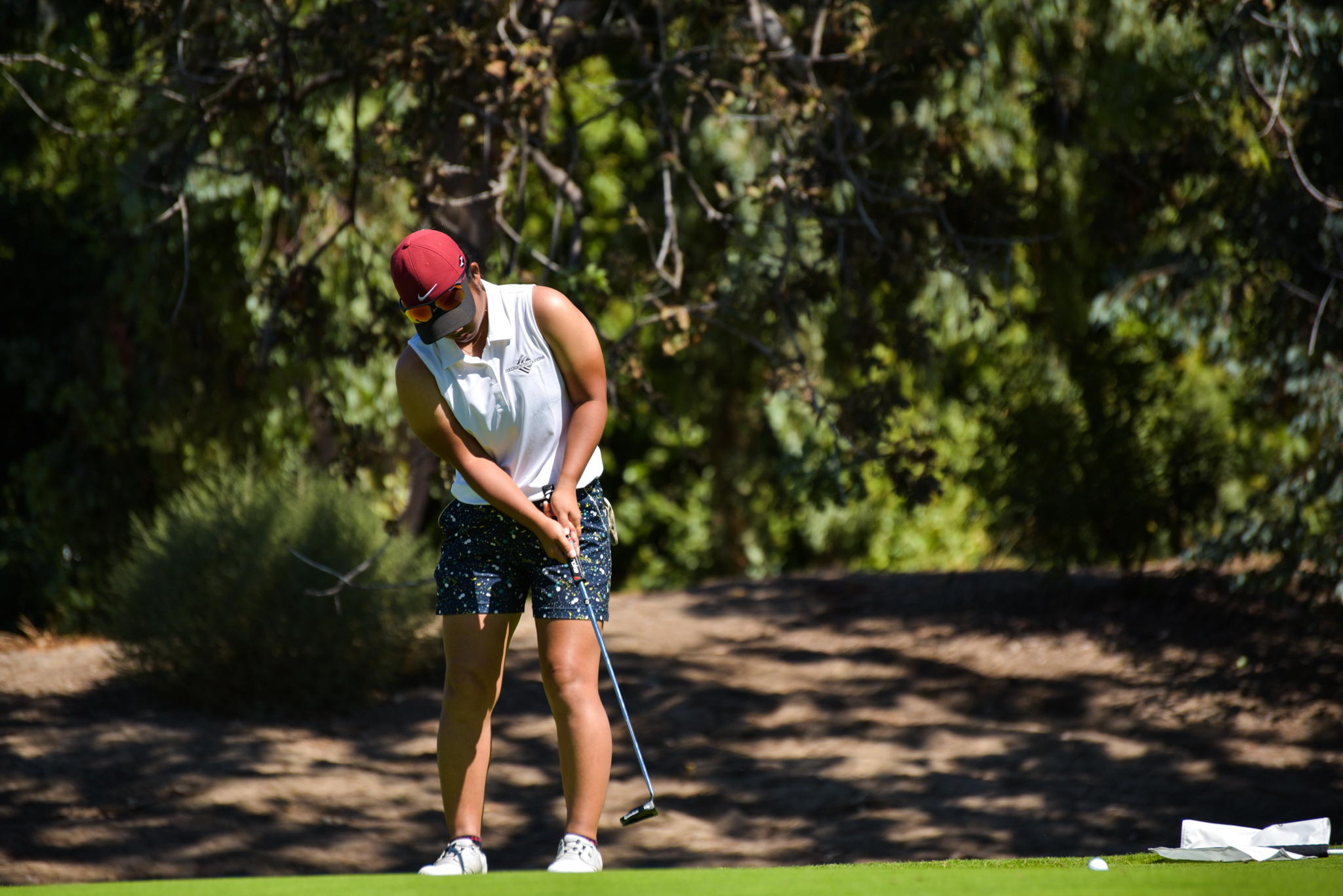 College of the Canyons women's golf stock image.