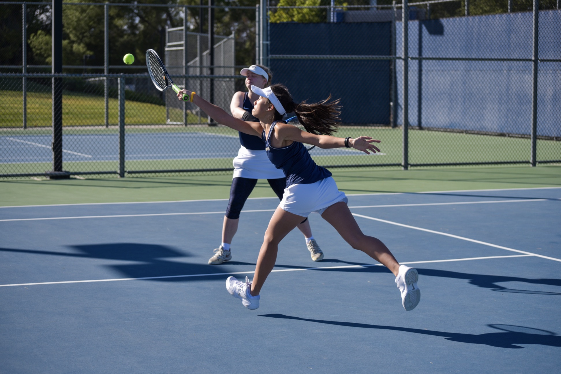 College of the Canyons women's tennis vs. Glendale College on  Feb. 22, 2022.