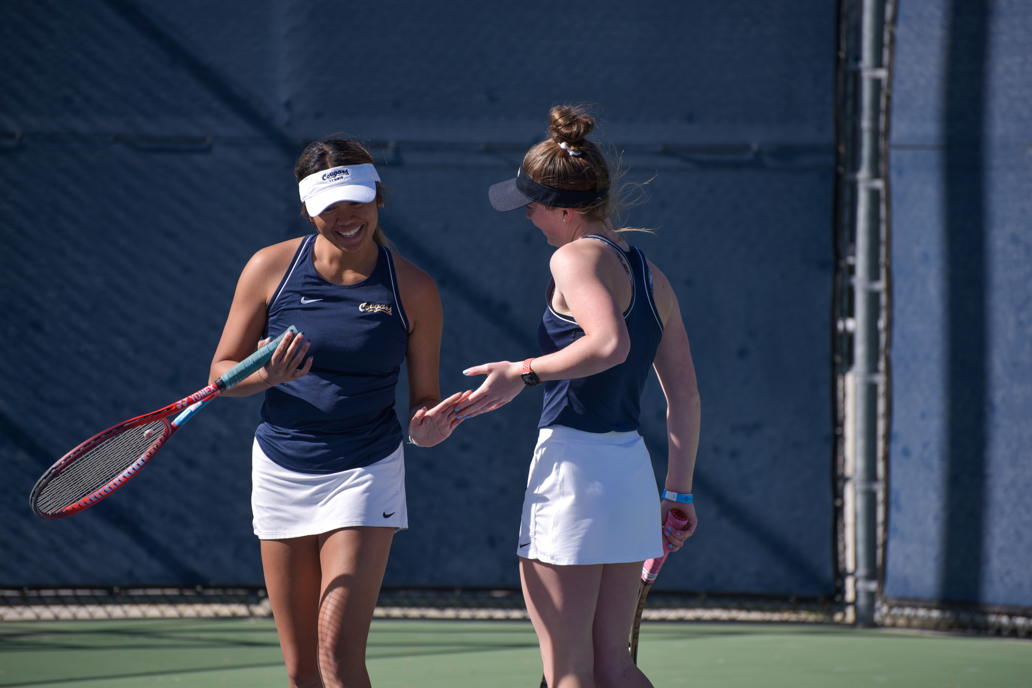 College of the Canyons women's tennis vs. Glendale on Feb. 22, 2022.