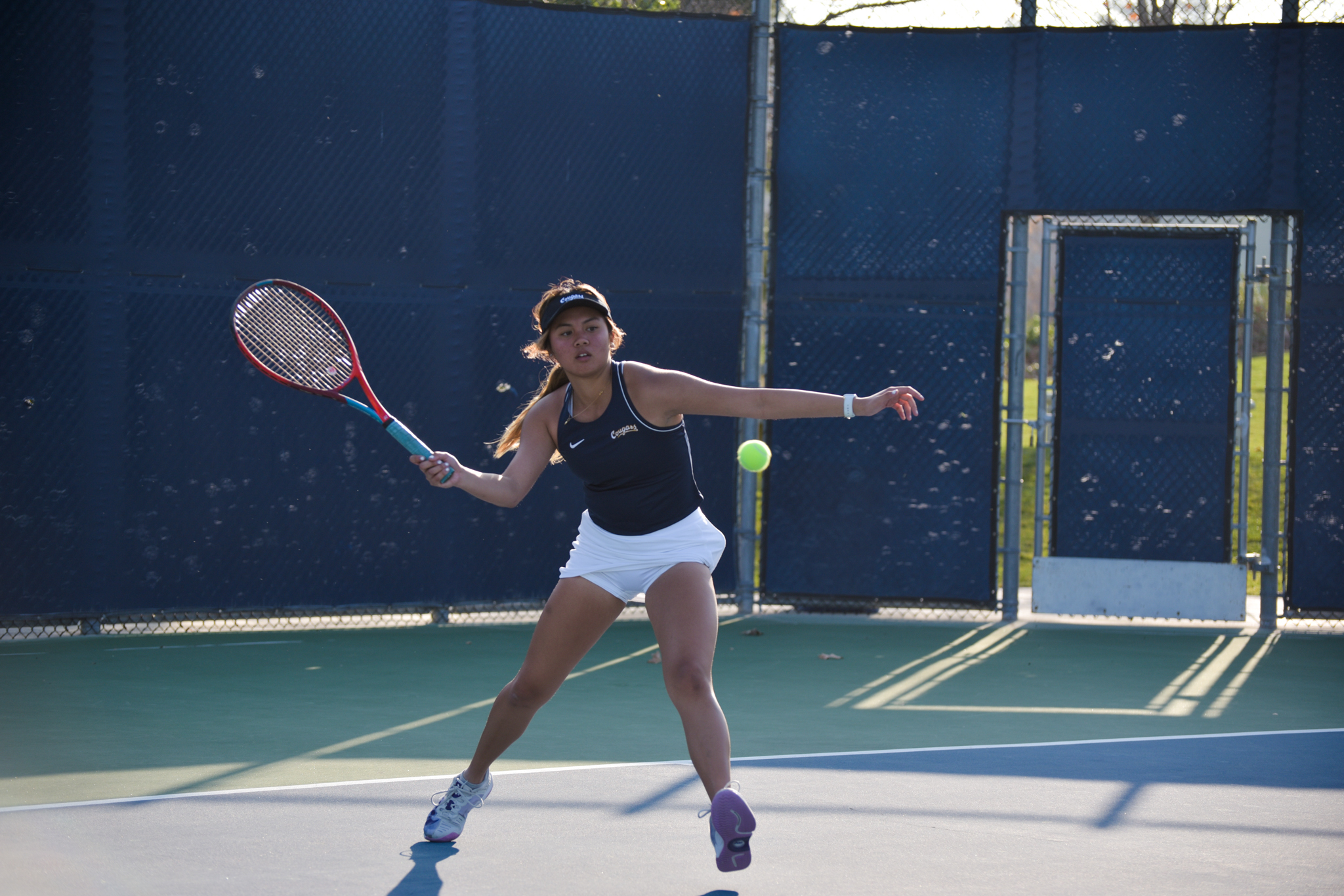 College of the Canyons women's tennis player Ashley Villarta.