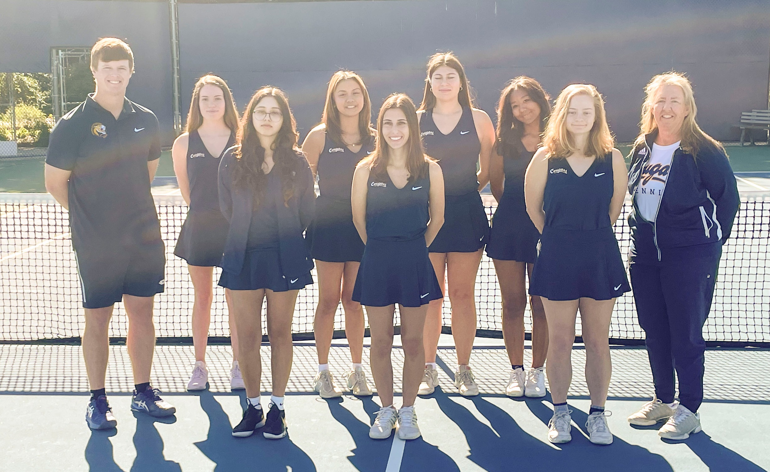 College of the Canyons women's tennis 2023 team picture.