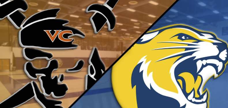 College of the Canyons vs. Ventura logo graphic.