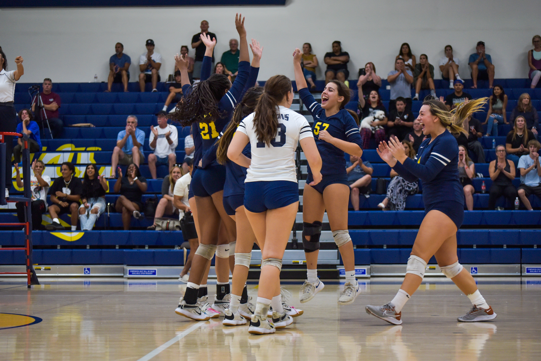 College of the Canyons women's volleyball vs. Santa Barbara City College on Sept. 7, 2022.