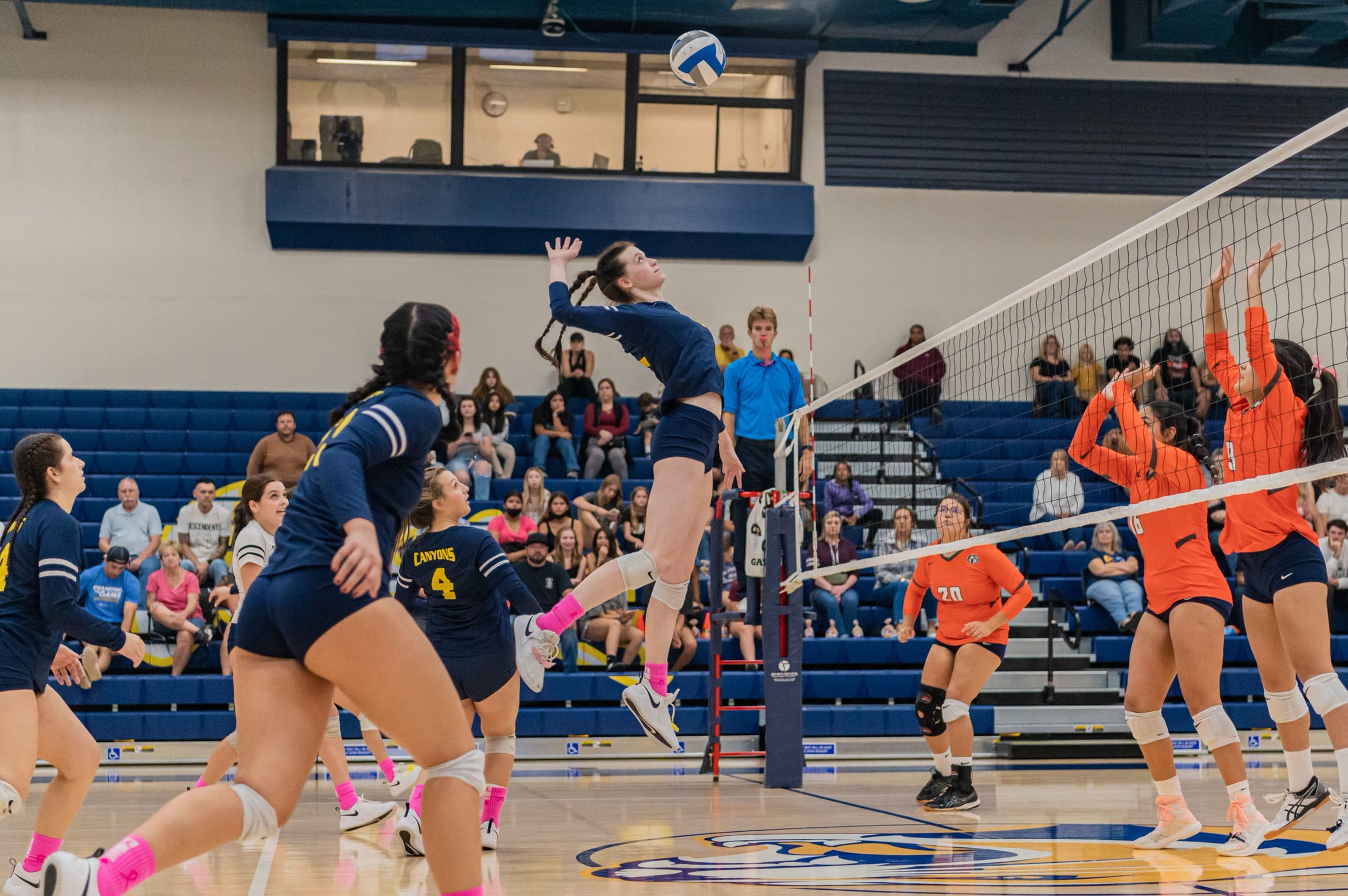 College of the Canyons women's volleyball vs. Citrus College on Oct. 21, 2022.