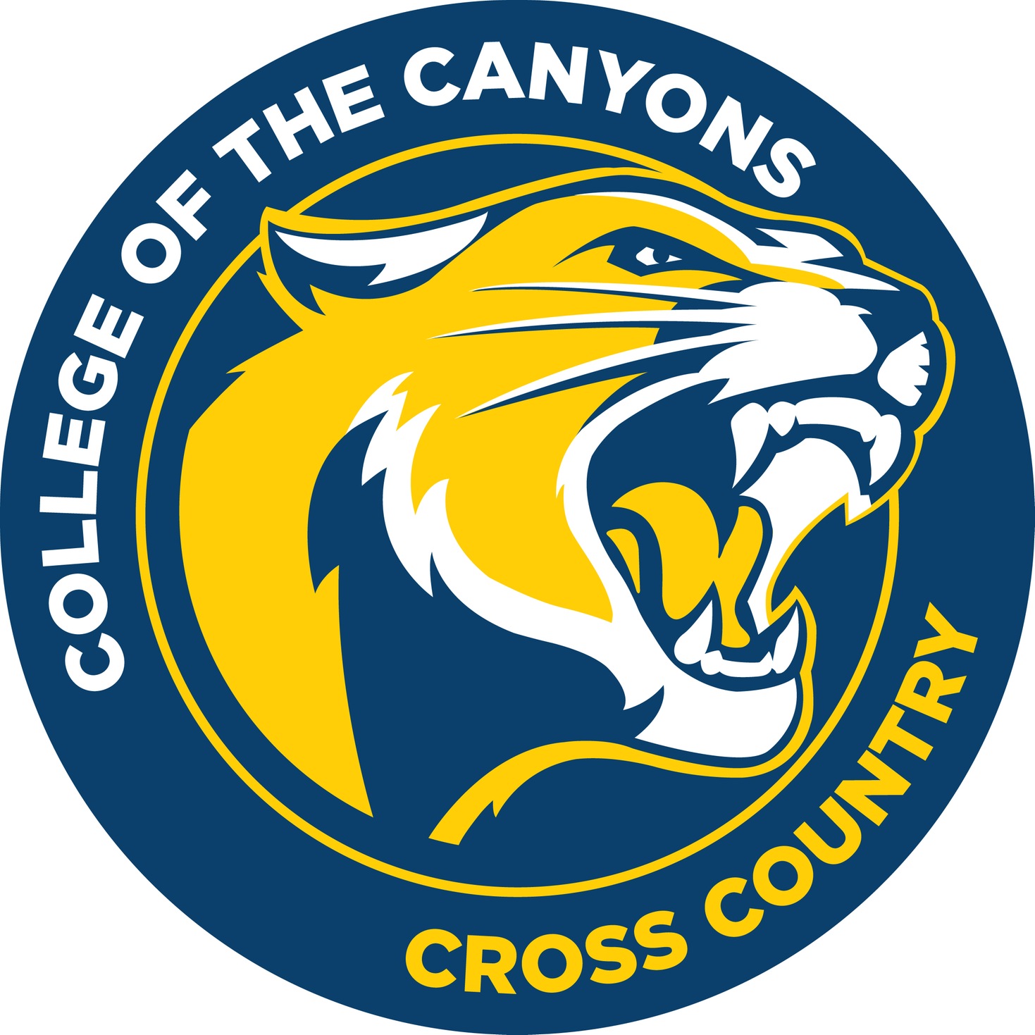 College of the Canyons cross country logo.