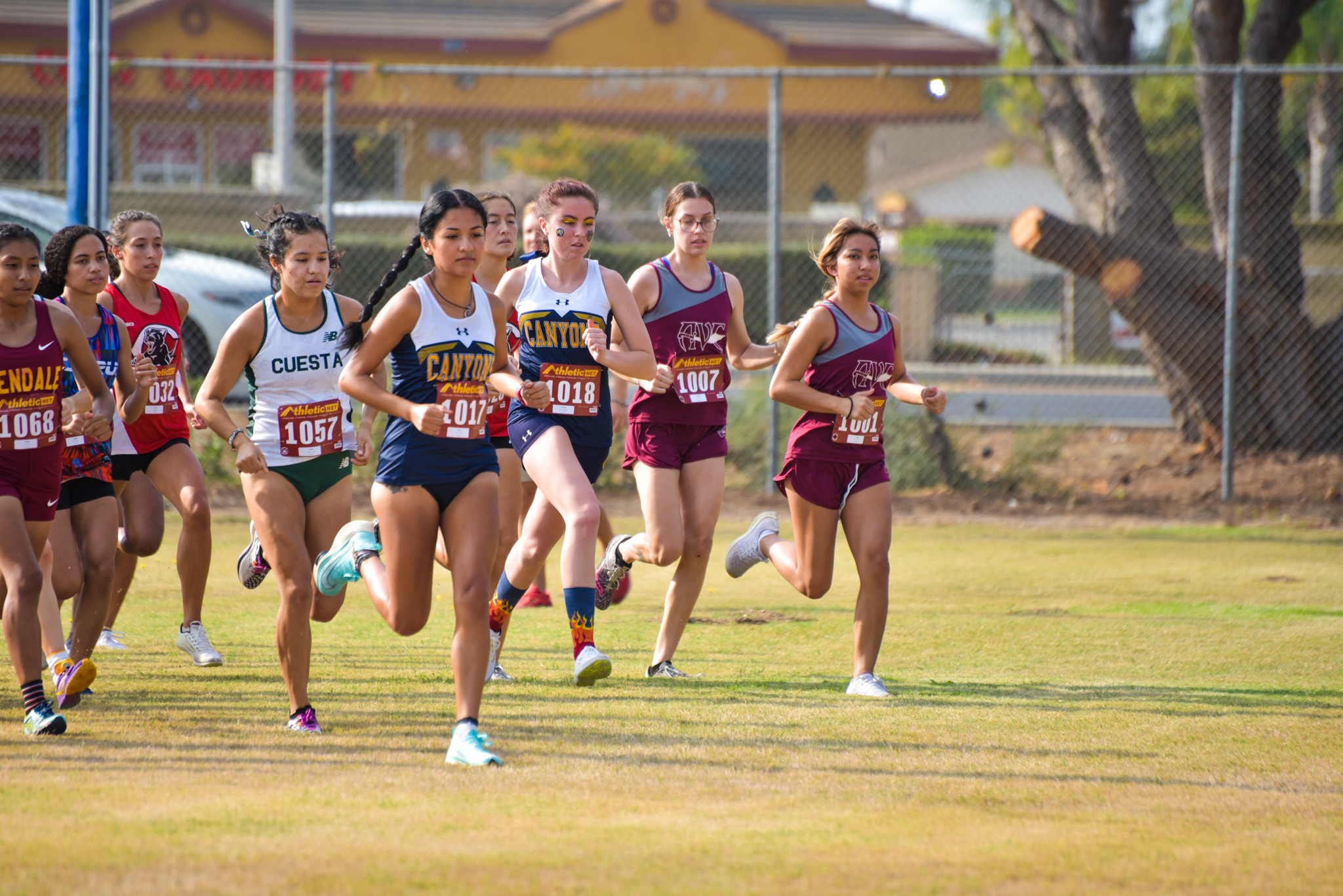 College of the Canyons cross country stock image.