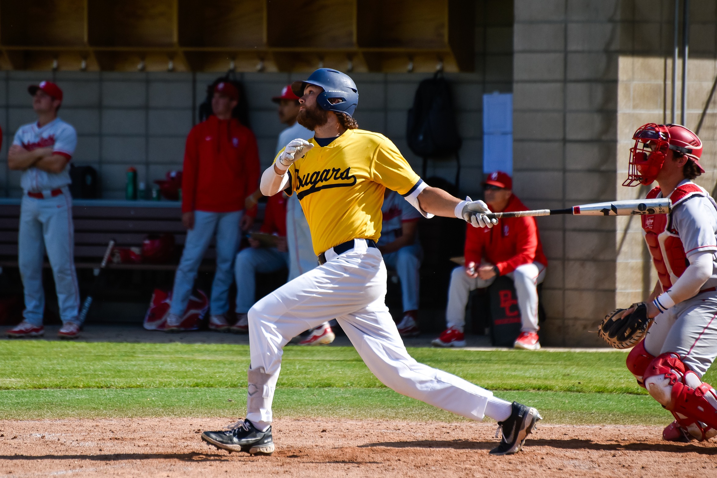 Stock image of College of the Canyons baseball player Jayden Steinhurst vs. Bakersfield College on Tuesday, march 12.